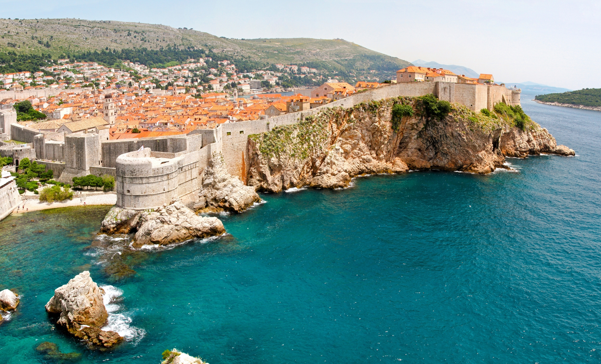 Les remparts de Dubrovnik en Croatie