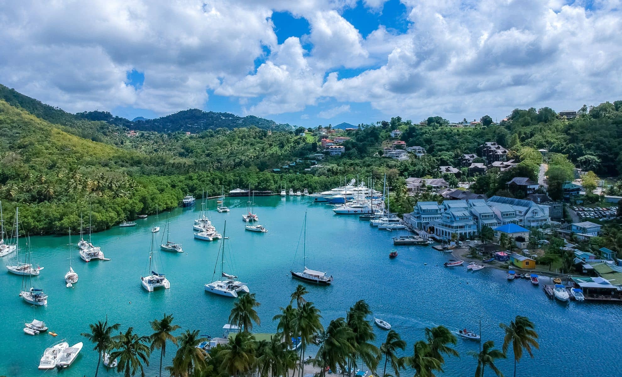 Marigot Bay , Sainte-Lucie