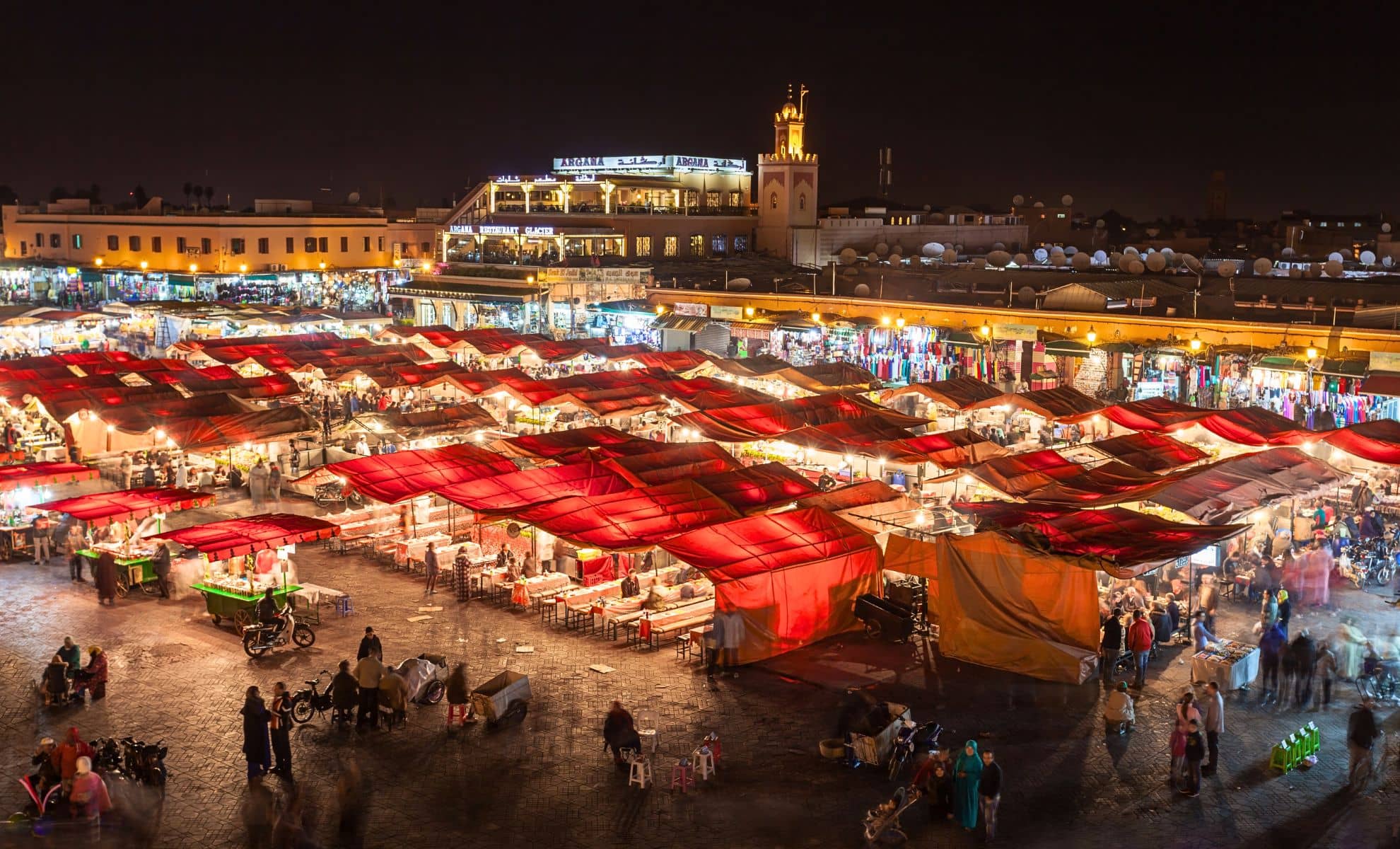 Place Jemaa el-Fna, Marrakech, Maroc