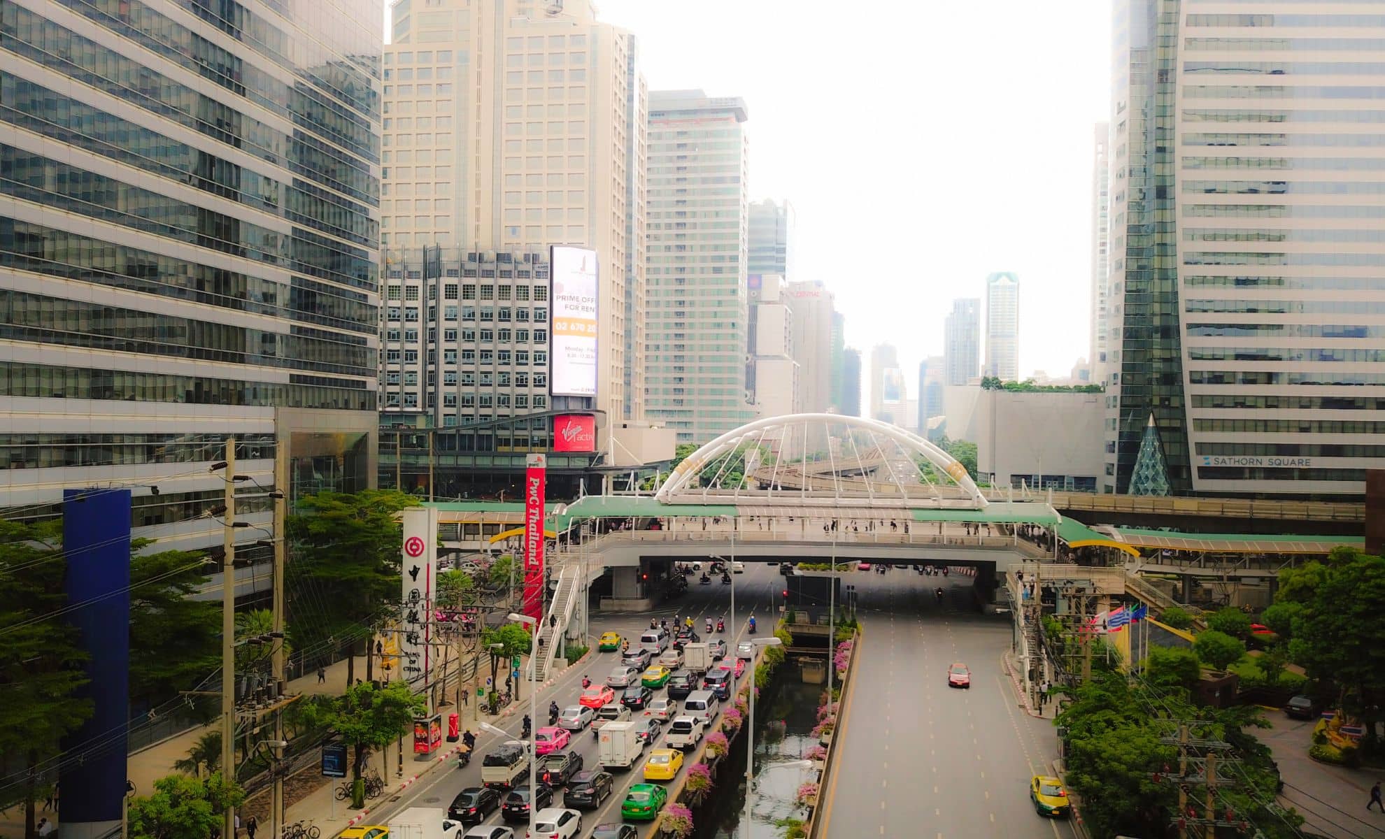 Quartier Silom , Thailande