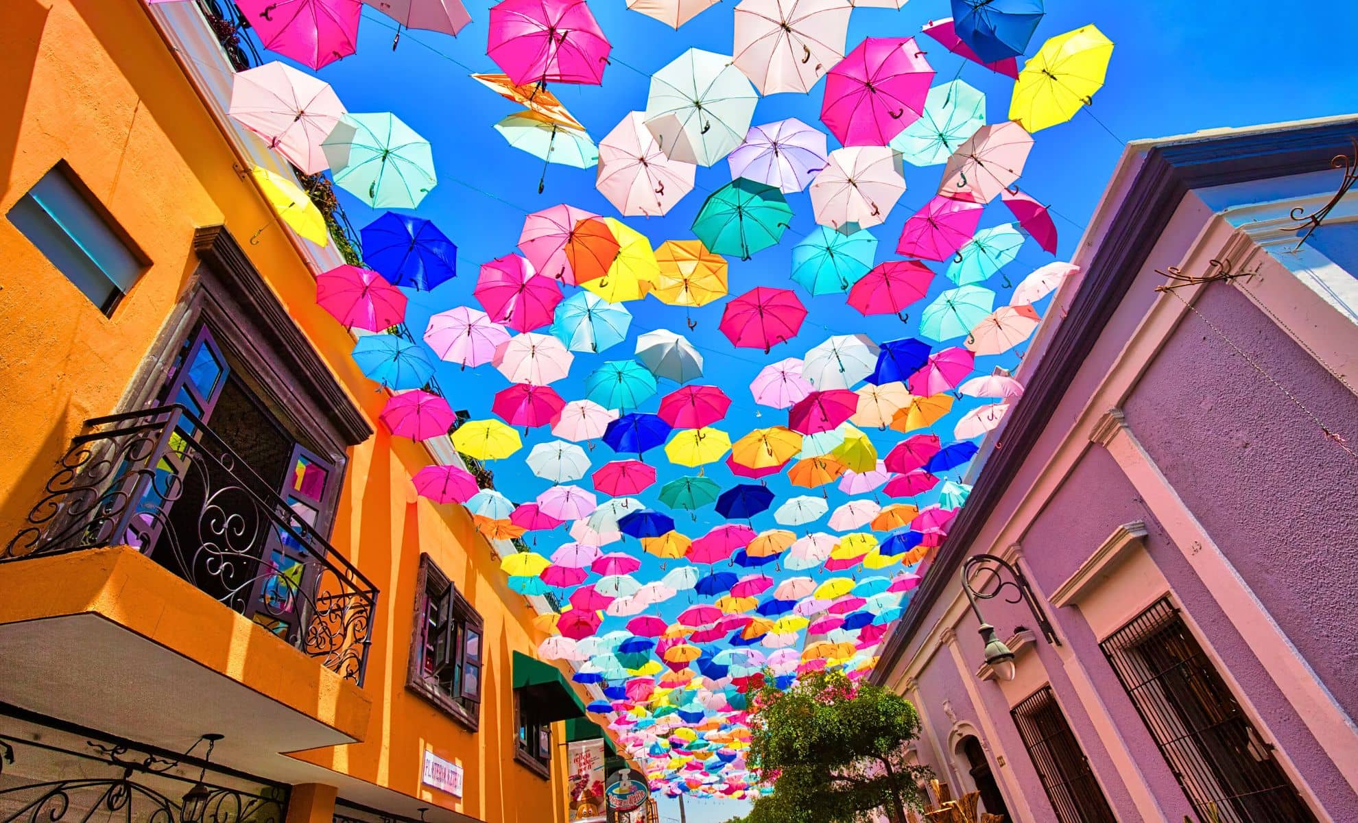 Ruelle du quartier Tlaquepaque, Guadalajara, Mexique