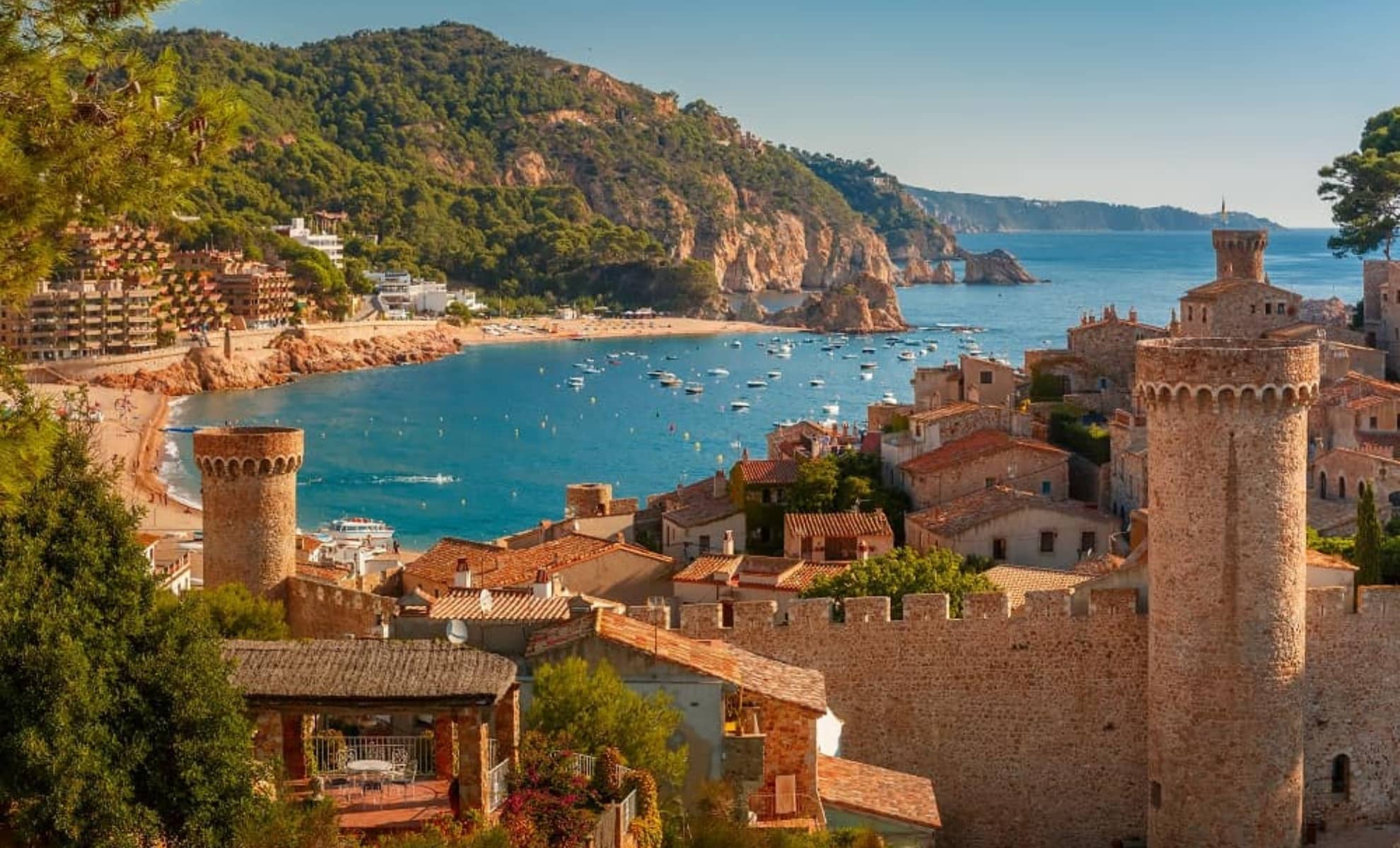 Tossa de Mar en Catalogne, Espagne