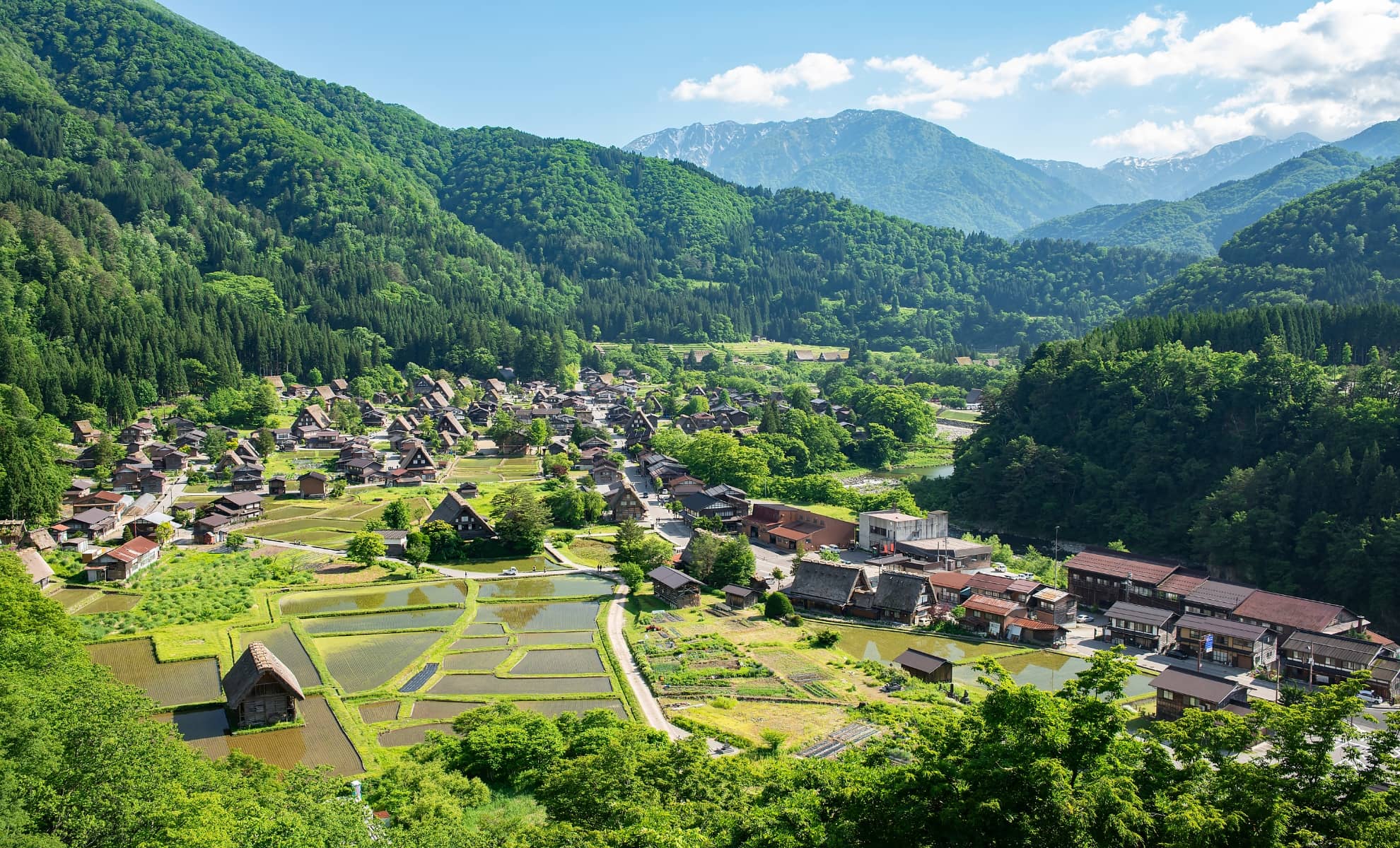 Village Ogimachi, Japon