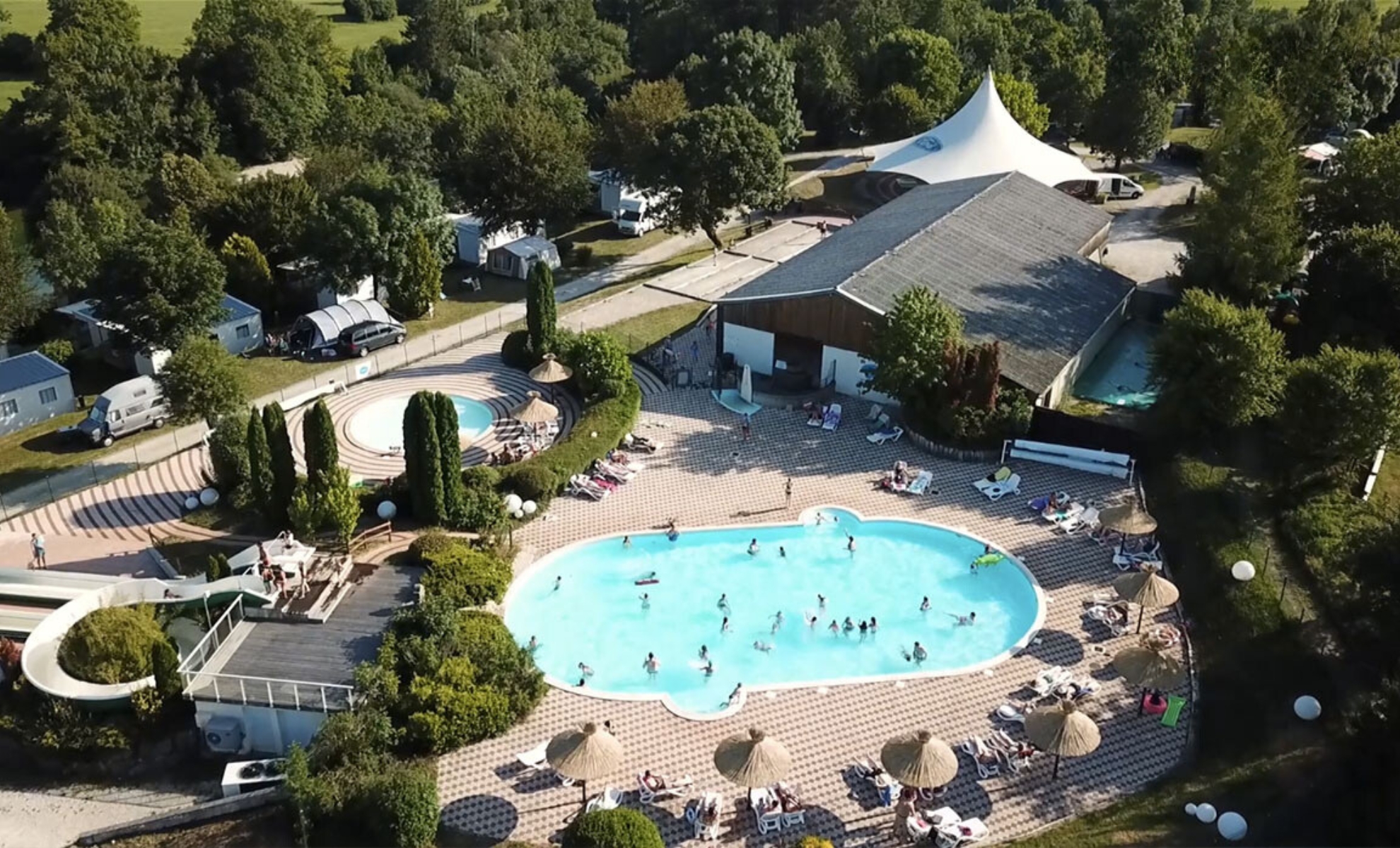 Camping du domaine de l’Épinette, Bourgogne, France 