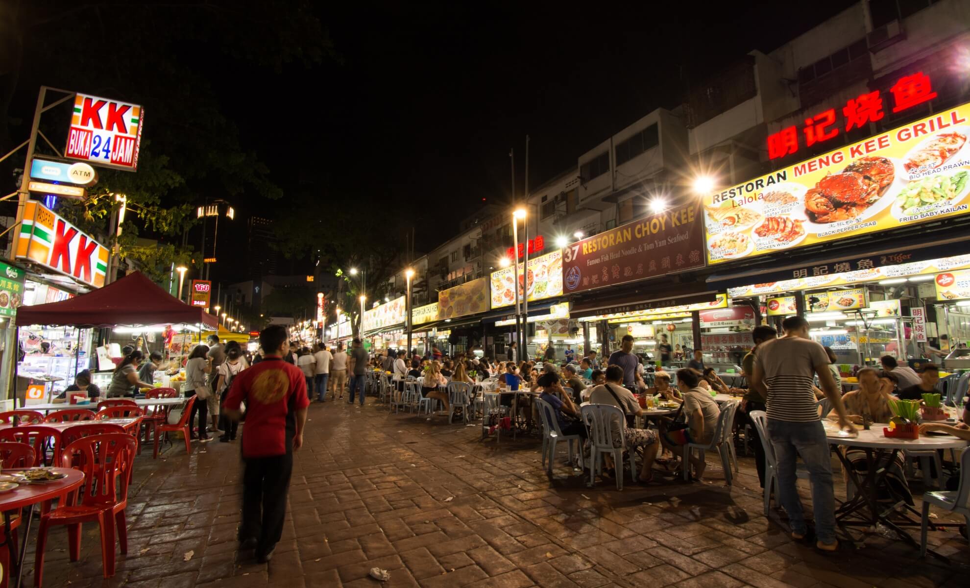 Déguster la street food malaisienne au Jalan Alor Food Street, Kuala Lumpur