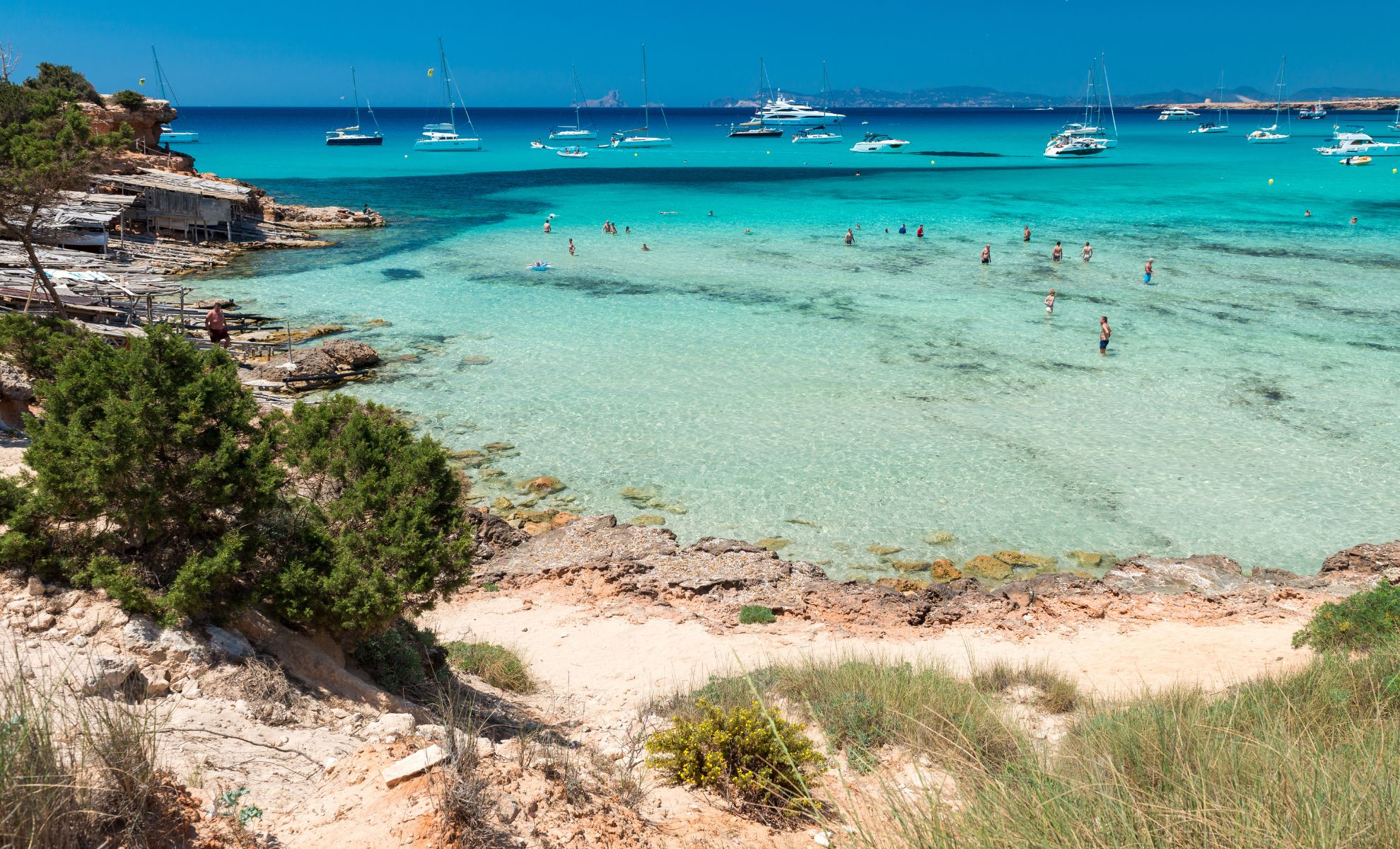 La Plage Cala Saona, Espagne