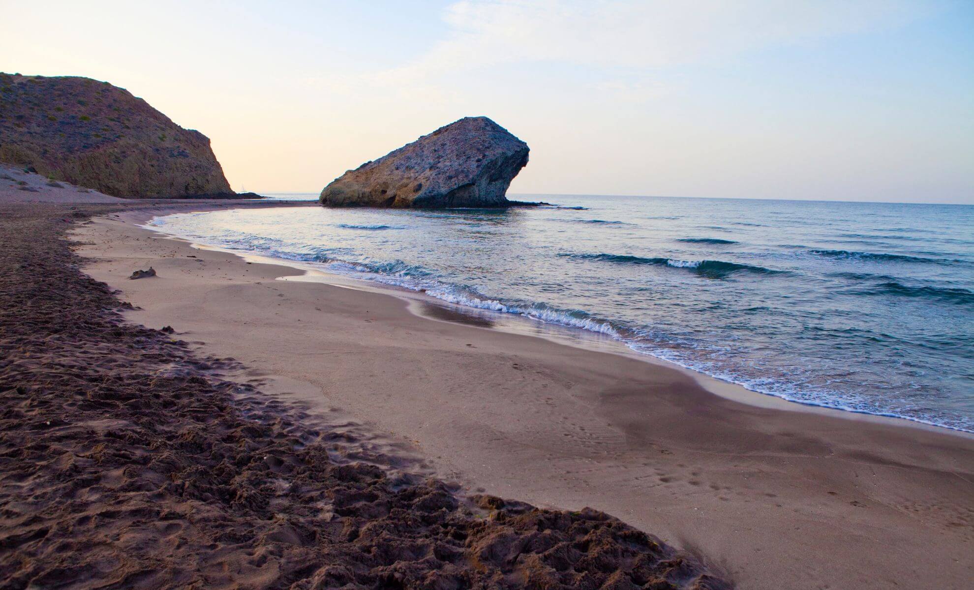 La Plage de Monsul , Andalousie, Espagne