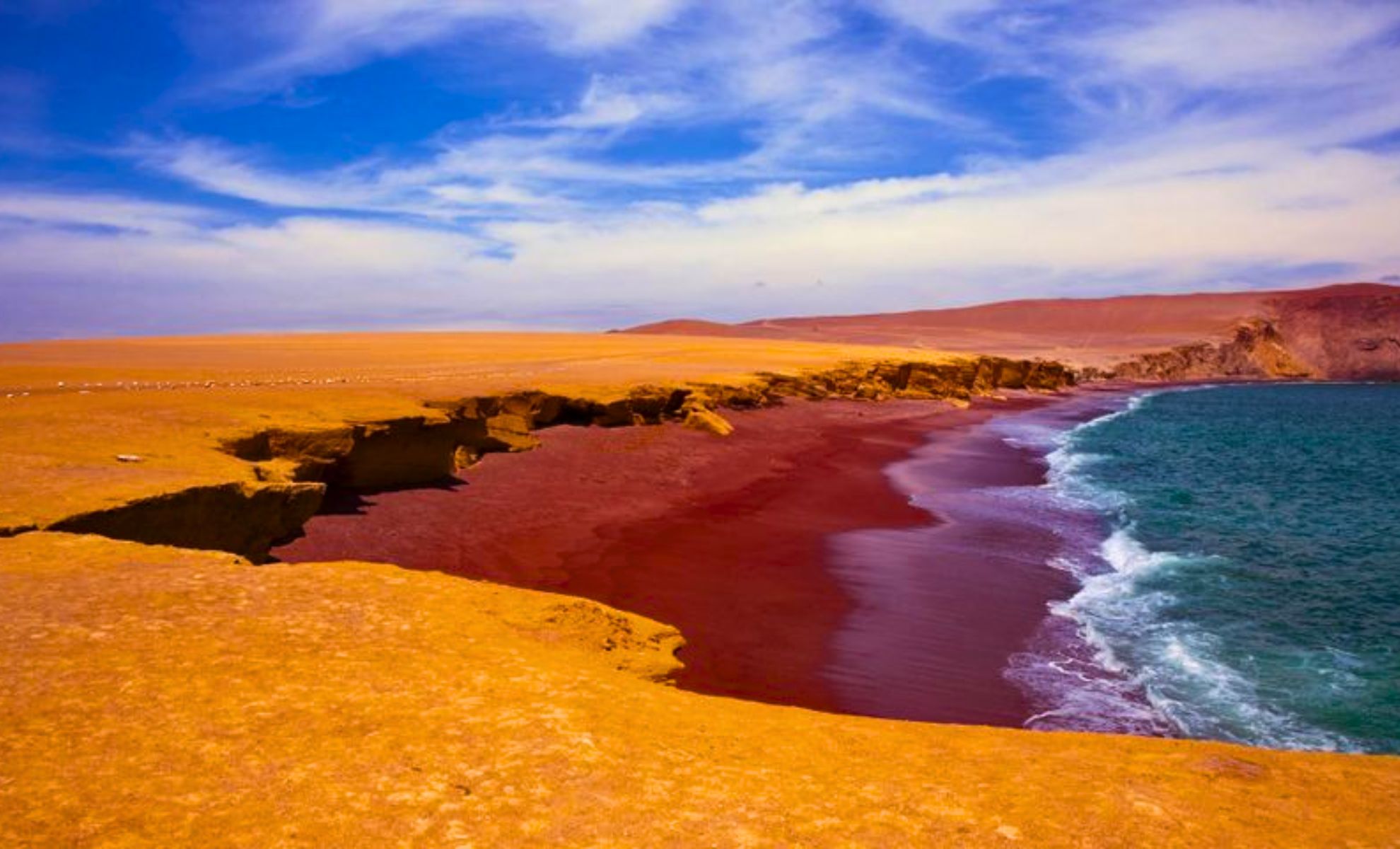 La Playa Roja , Pérou