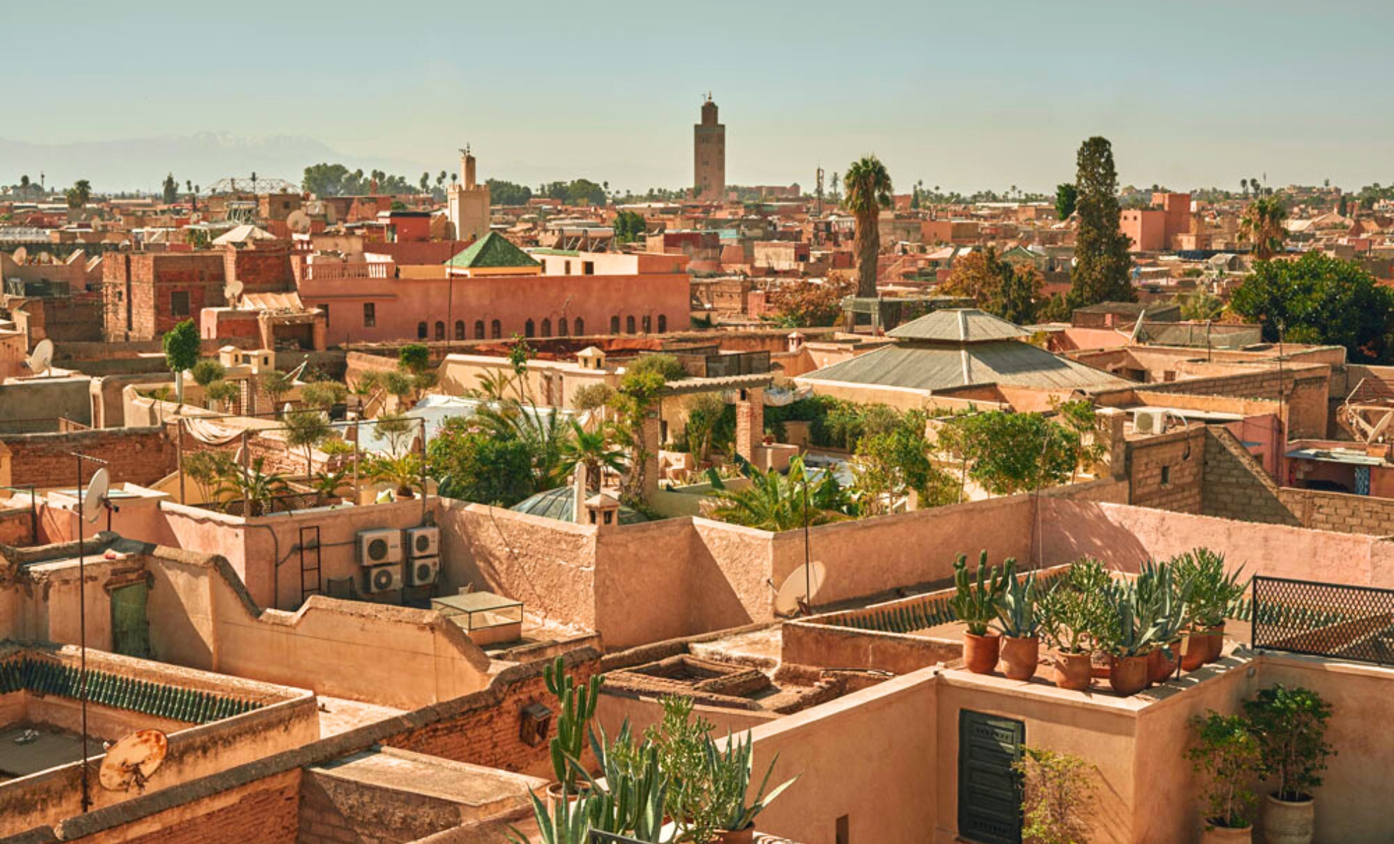 La médina de Marrakech, Maroc