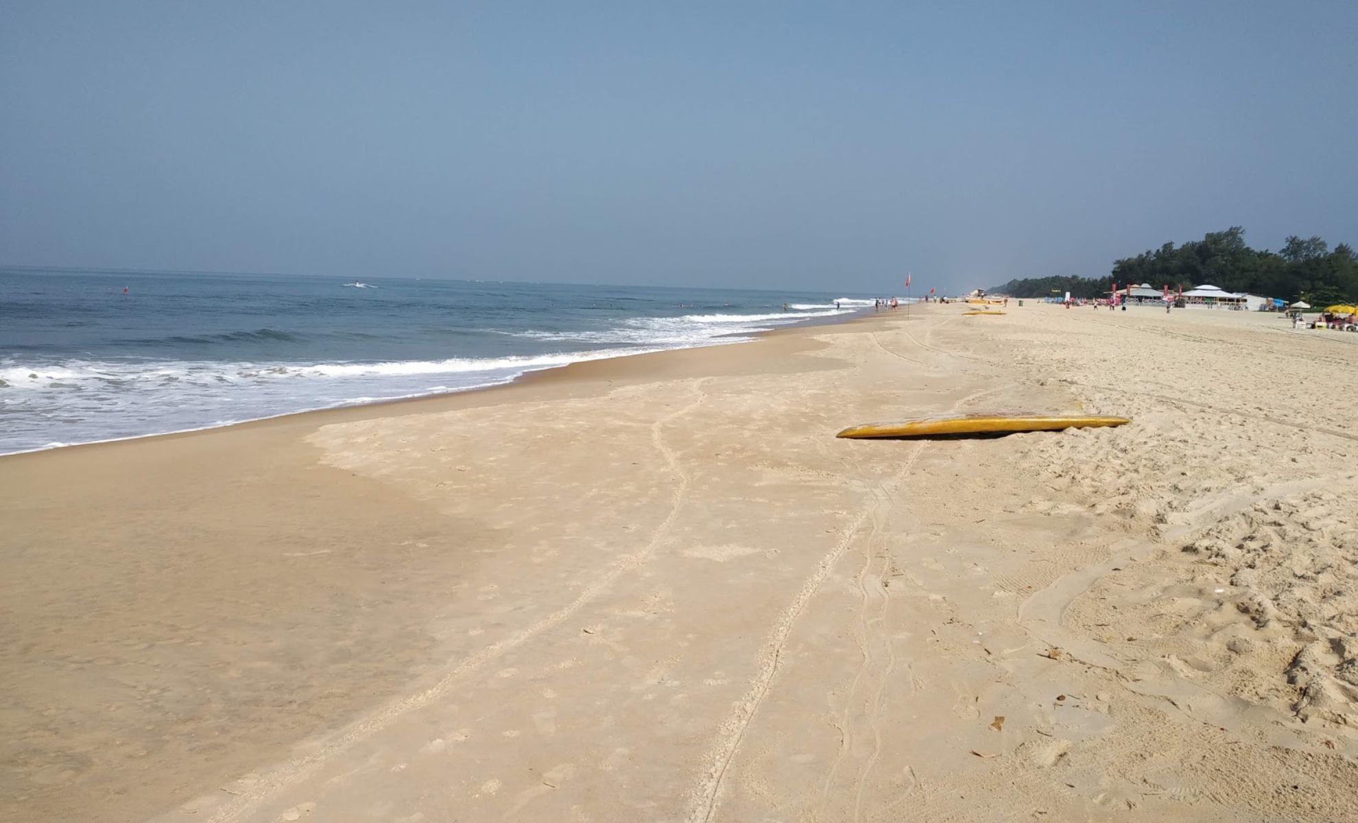 La plage de Mobor, Goa