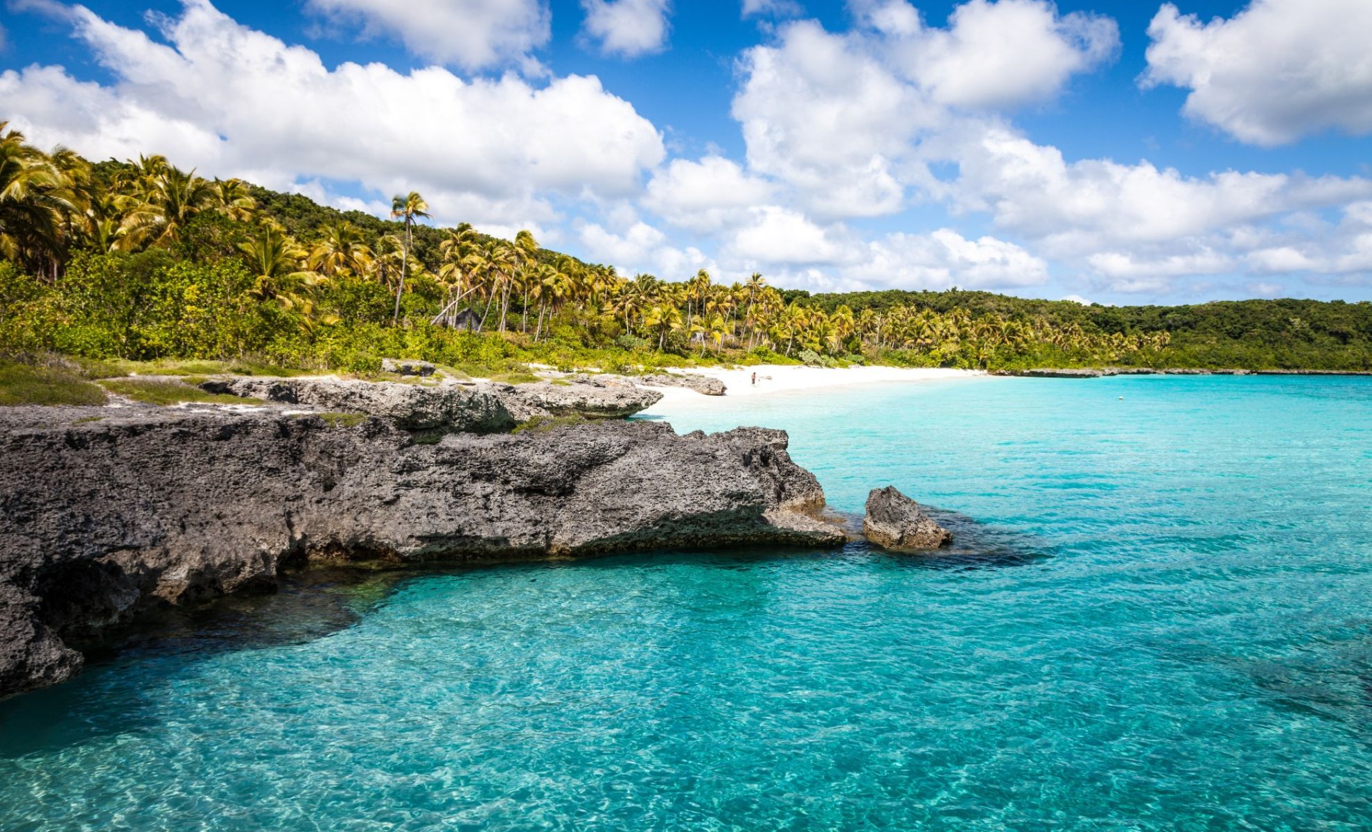 La plage de Peng, Nouvelle-Calédonie