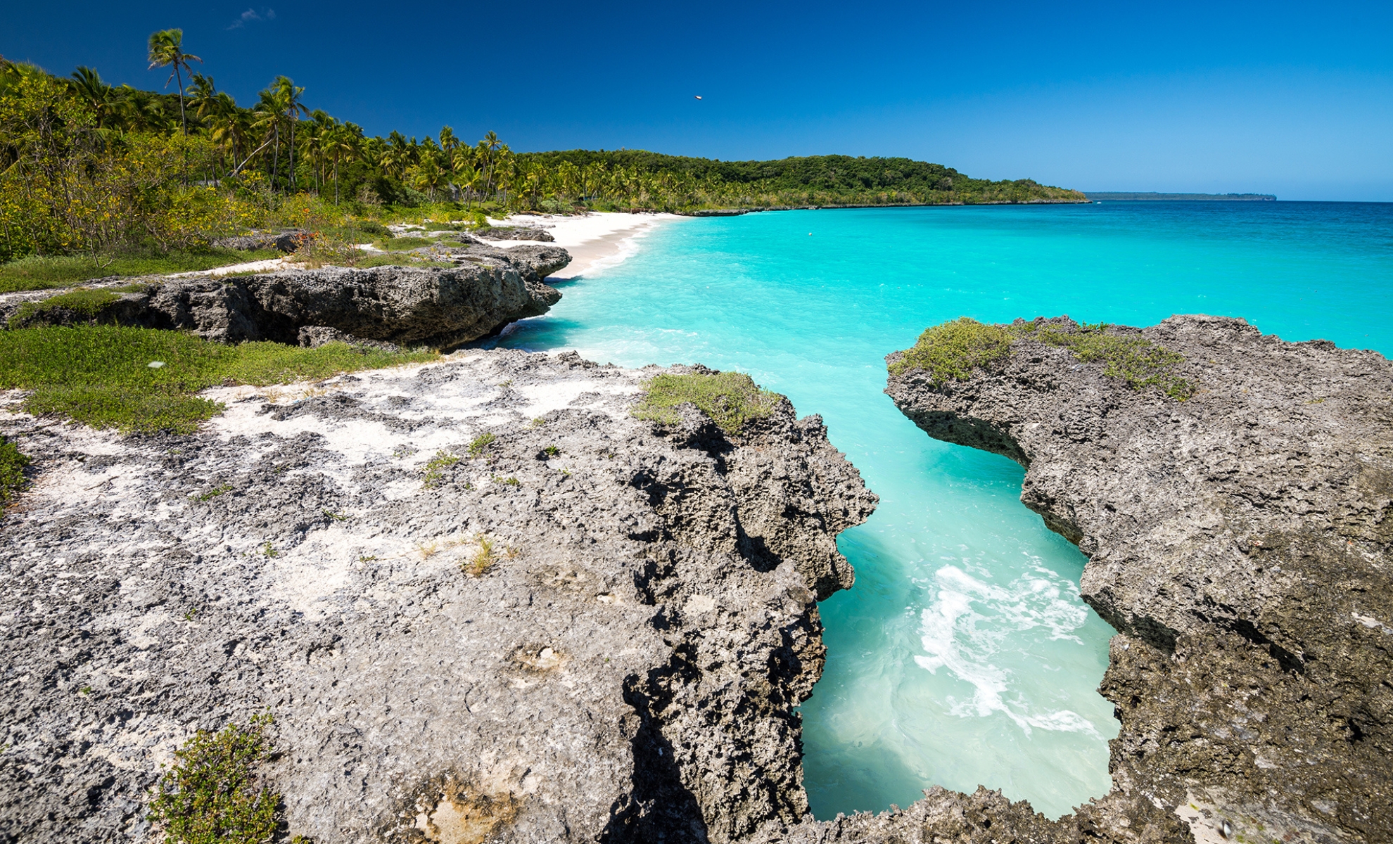 La plage de Peng en Nouvelle-Calédonie