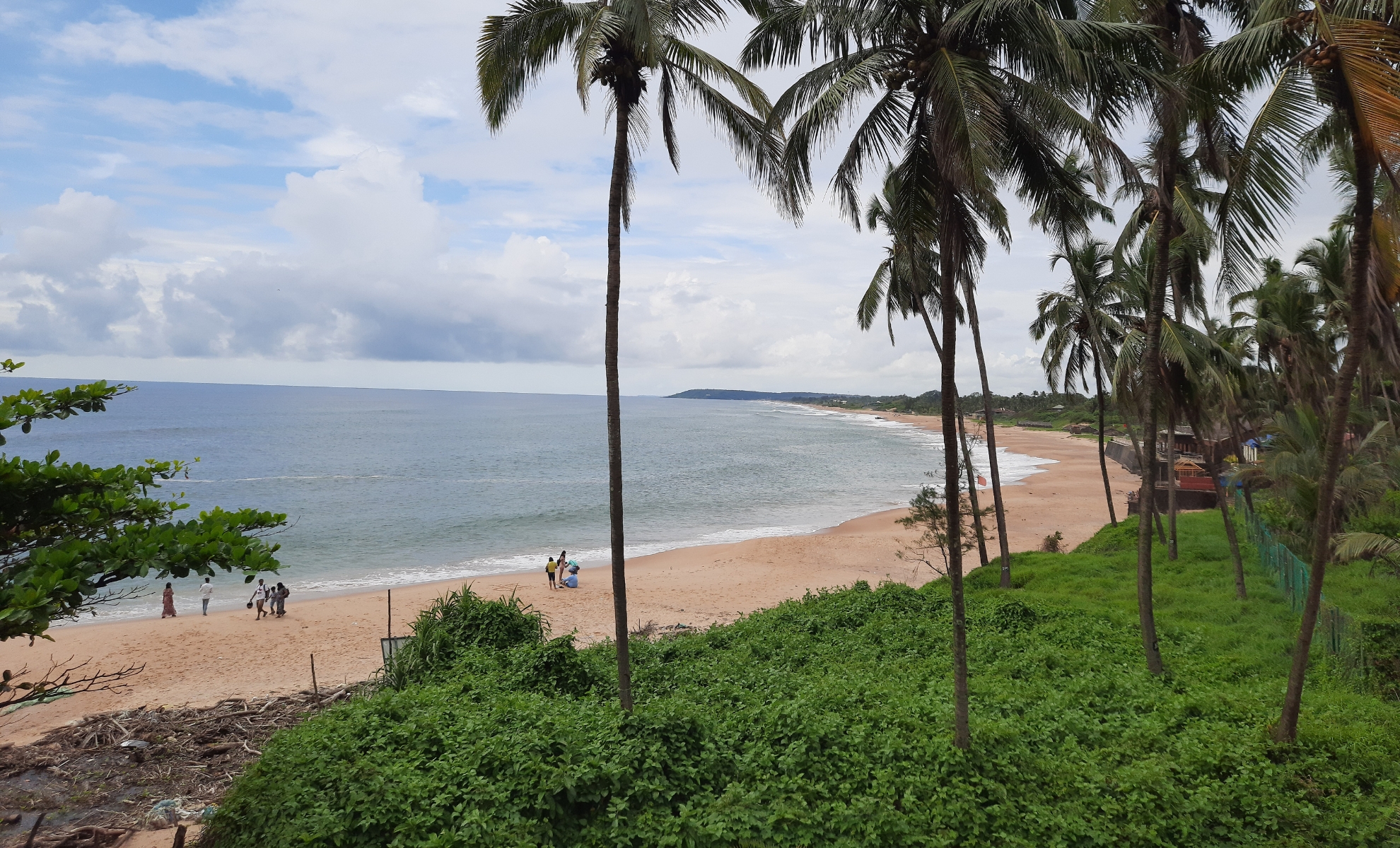 La plage de Sinquerim, Goa