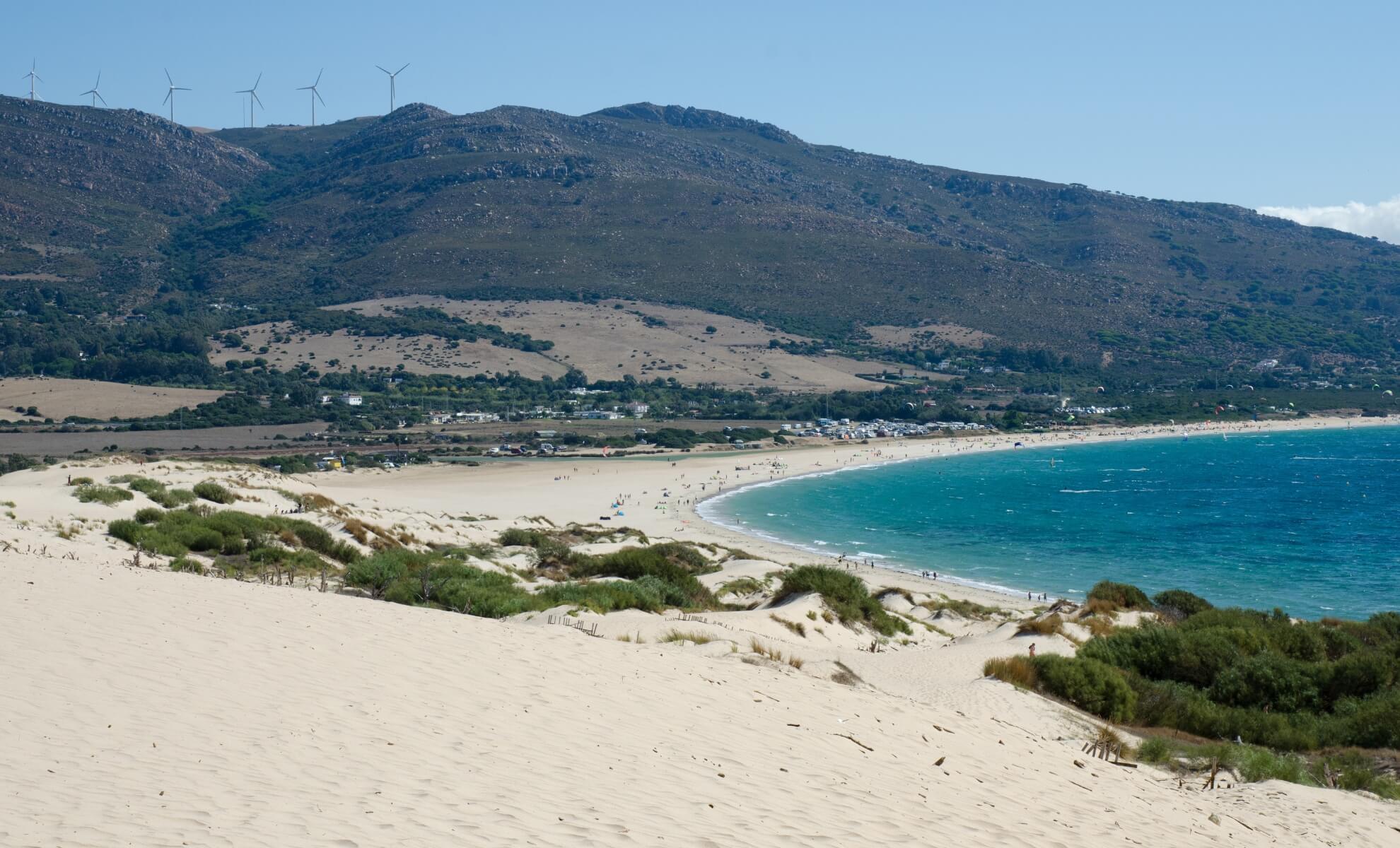 La plage de Valdevaqueros, Andalousie