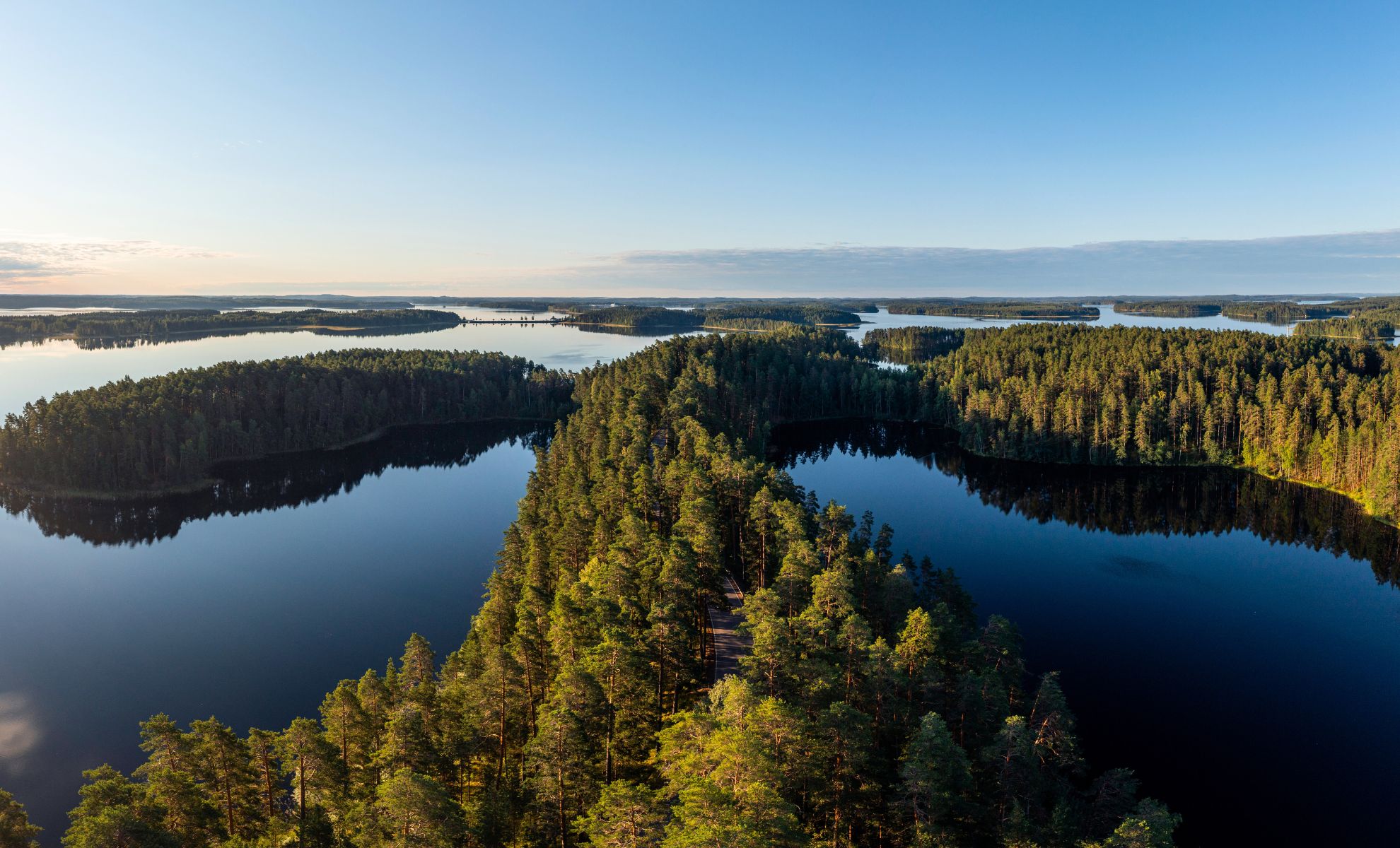 La région des grands lacs, Finlande