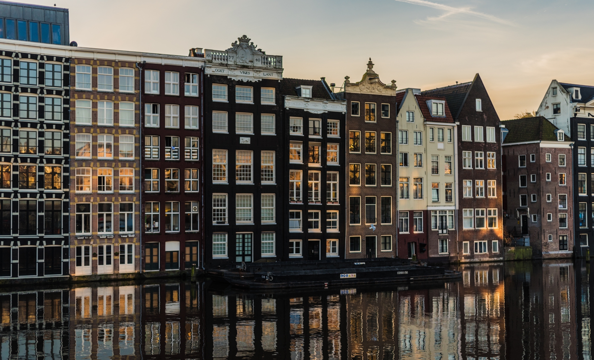 La ville d'Amsterdam, Pays-Bas