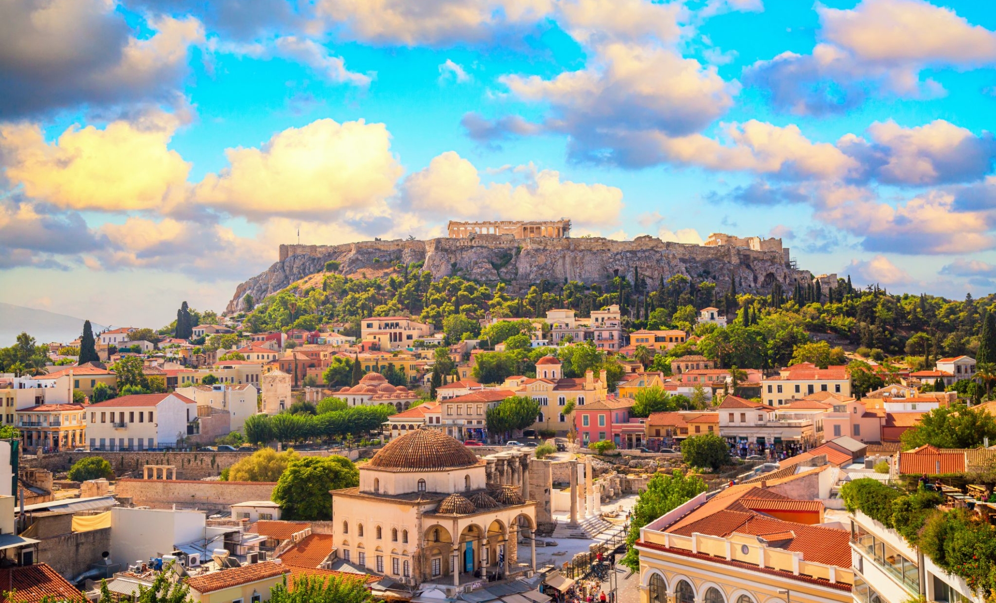 La ville d'Athènes en Grèce