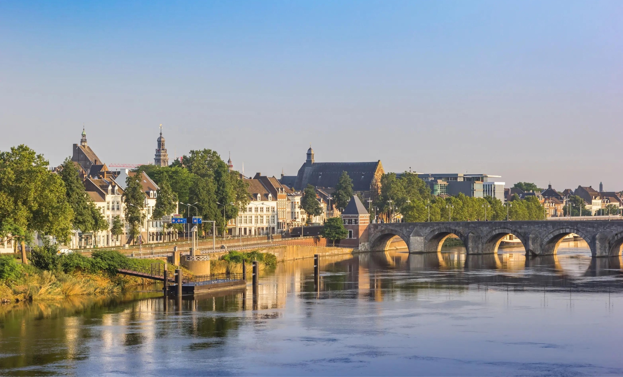La ville de Maastricht, Pays-Bas