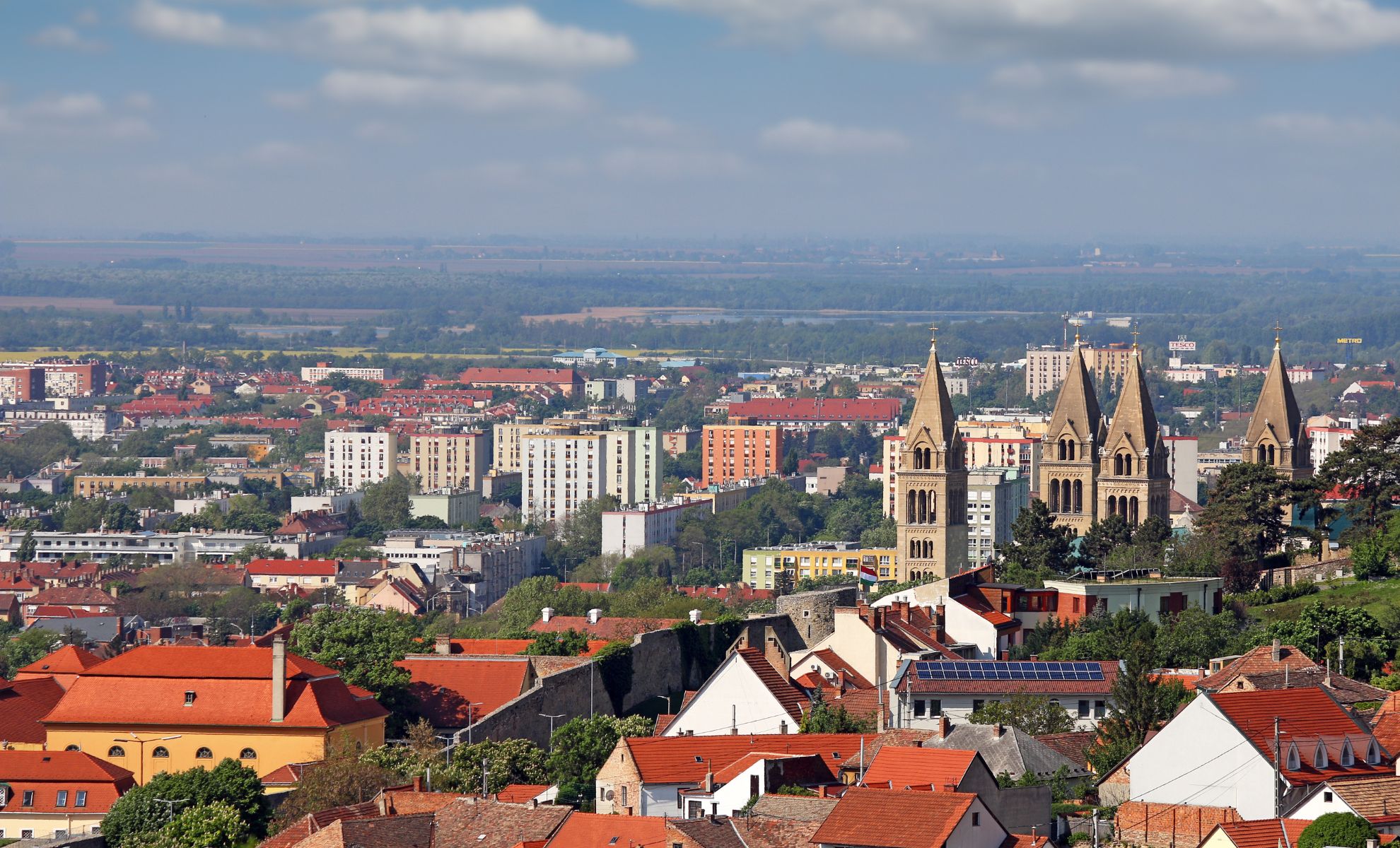 La ville de Pecs , Hongrie