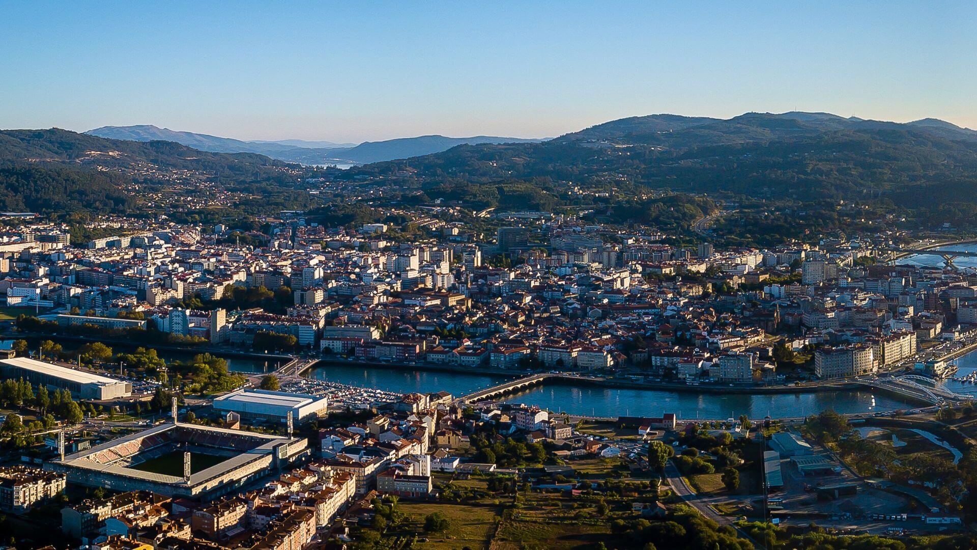 La ville de Pontevedra , Espagne