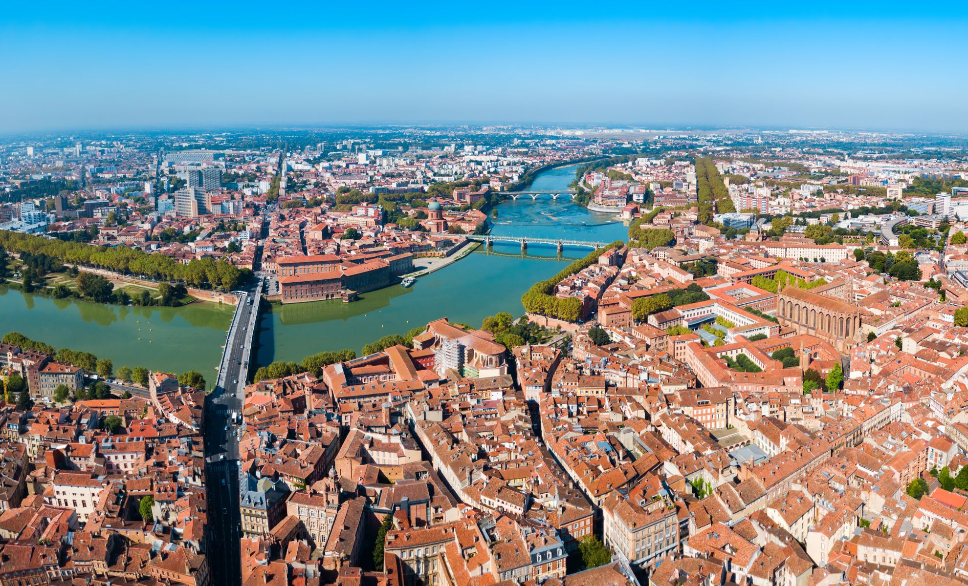 La ville de Toulouse , France