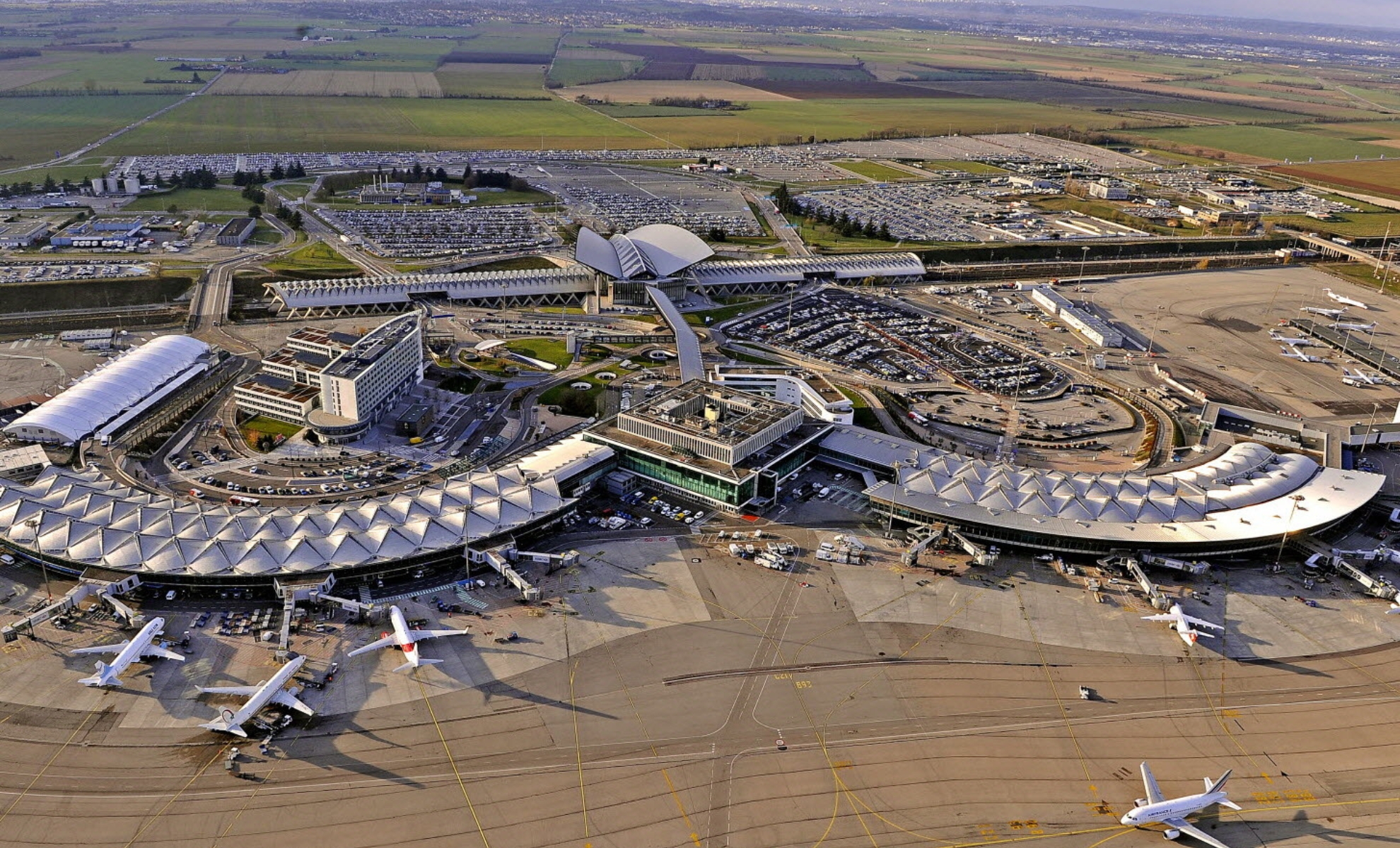 L'aéroport de Lyon-Saint Exupéry