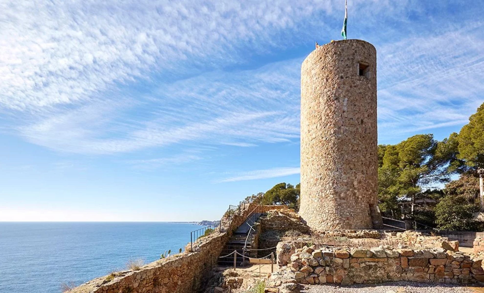 Le Château de Sant Joan de Lloret de Mar , Espagne