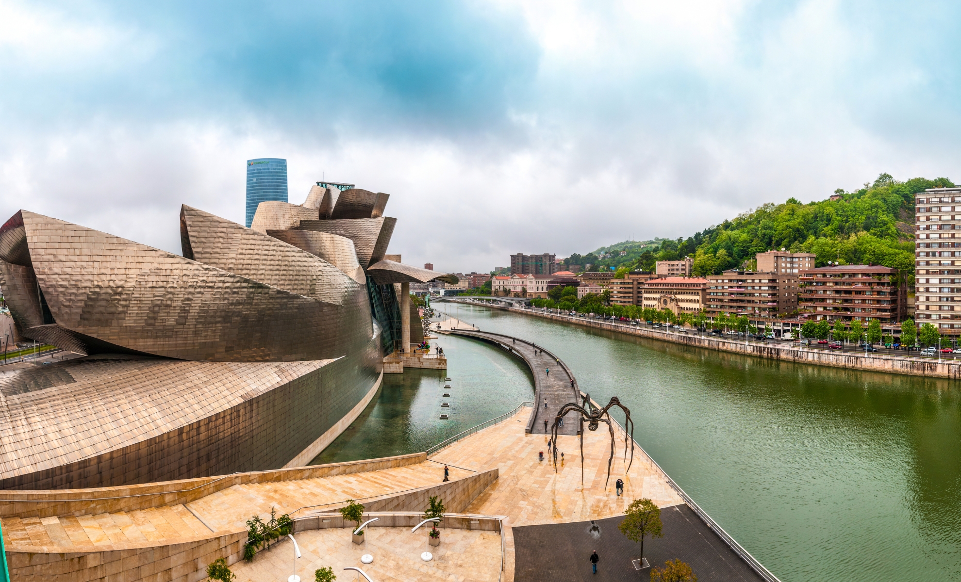 Le musée Guggenheim, Bilbao, Espagne