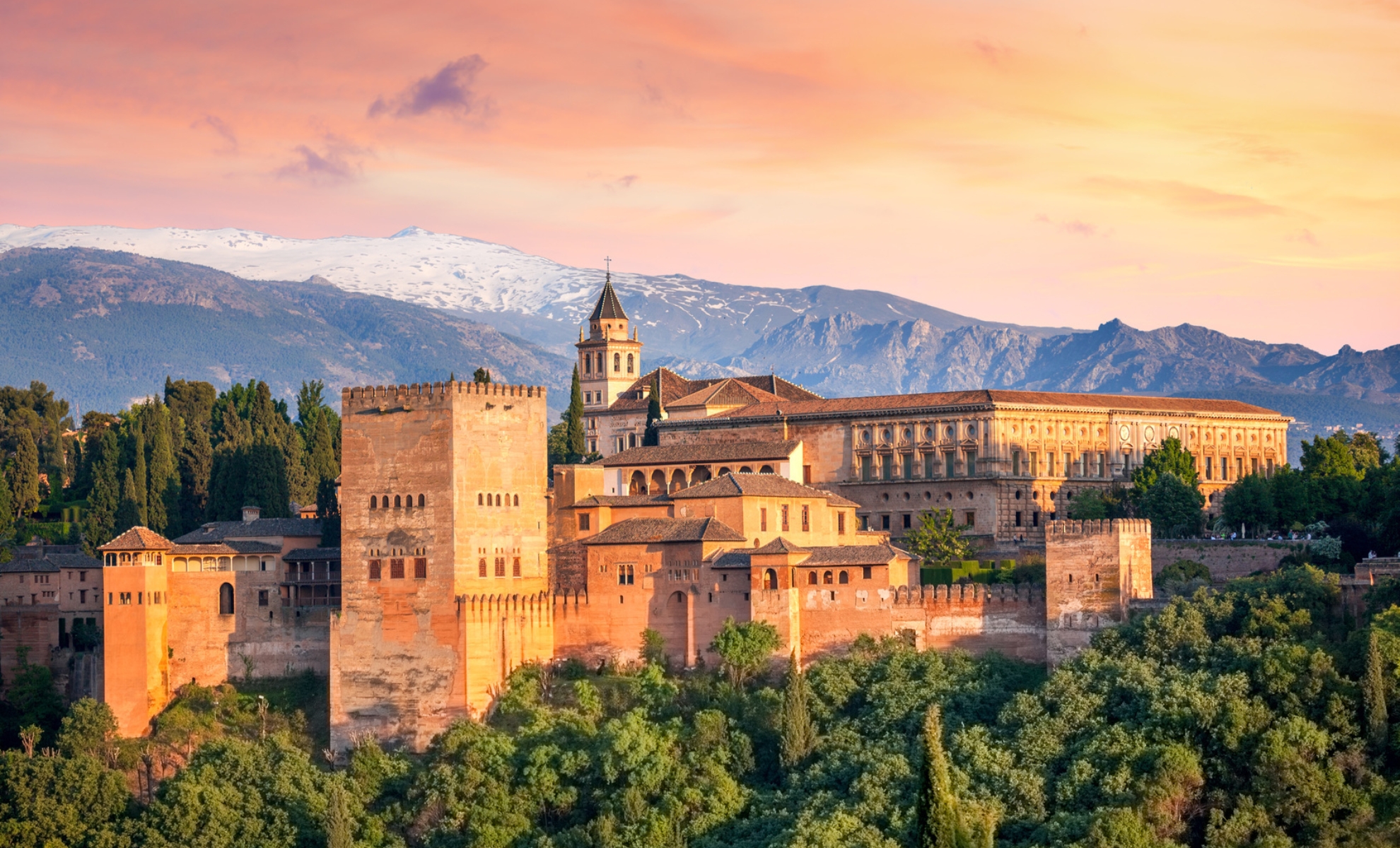 Le palais de l'Alhambra, Grenade en Espagne