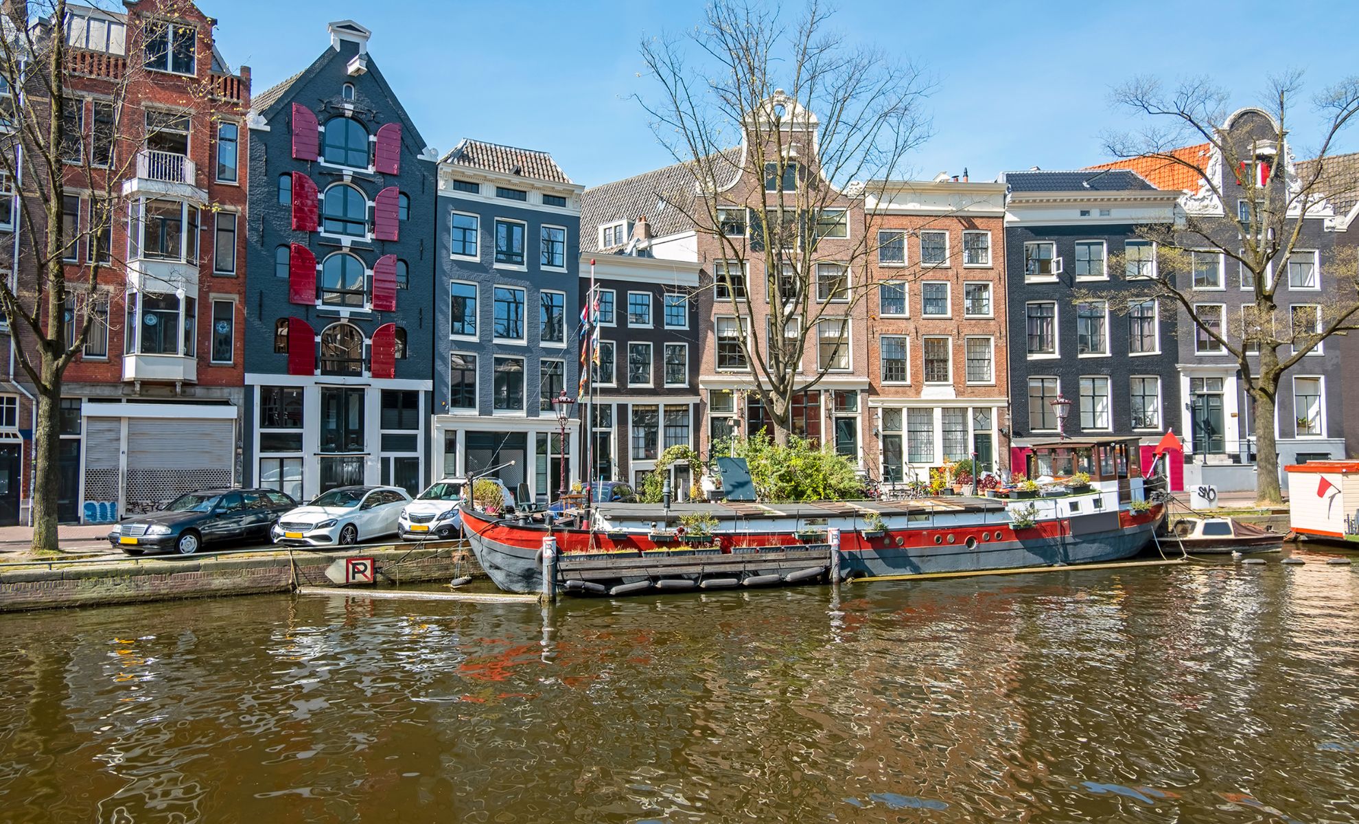 Le quartier Jordaan, Amsterdam, Pays-Bas