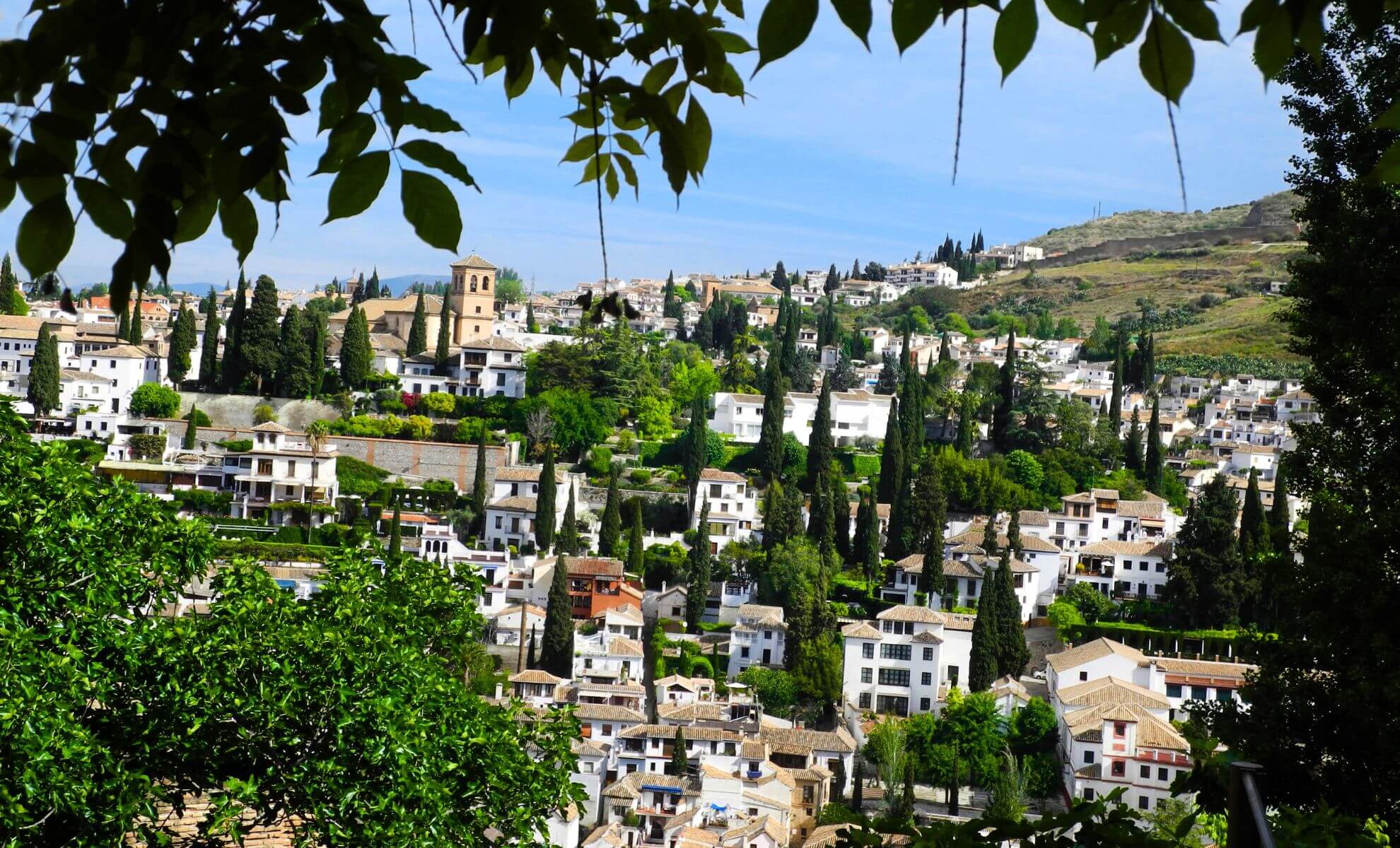 Le quartier arabe de l'Albaicin ,Grenade ,Espagne