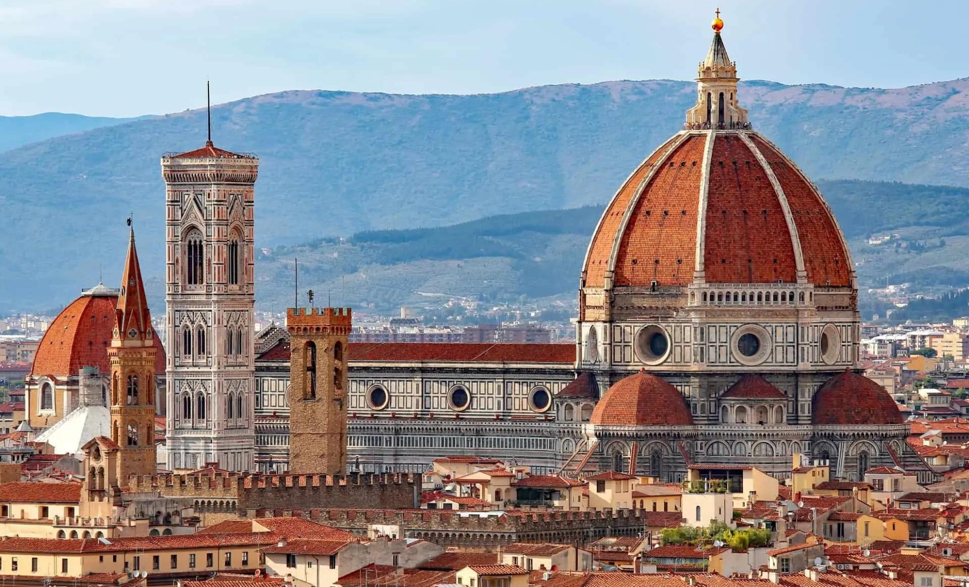 Le quartier du Duomo de Florence, Italie