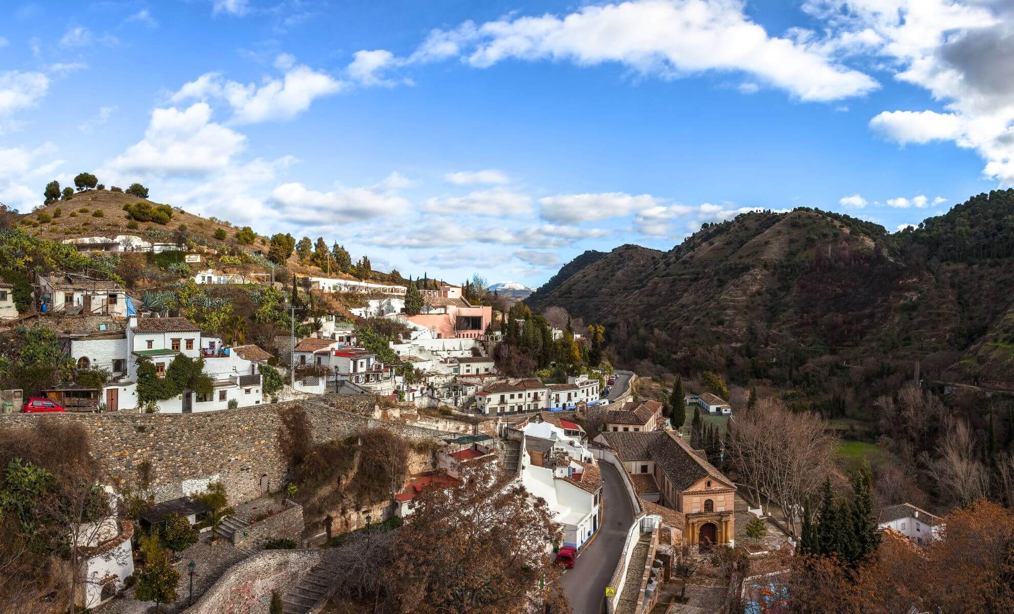 Le quartier gitan du Sacromonte ,Grenade ,Espagne