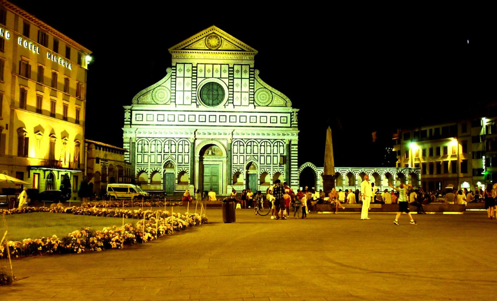 Le quartier religieux de Santa Maria de Novella,Florence, Italie