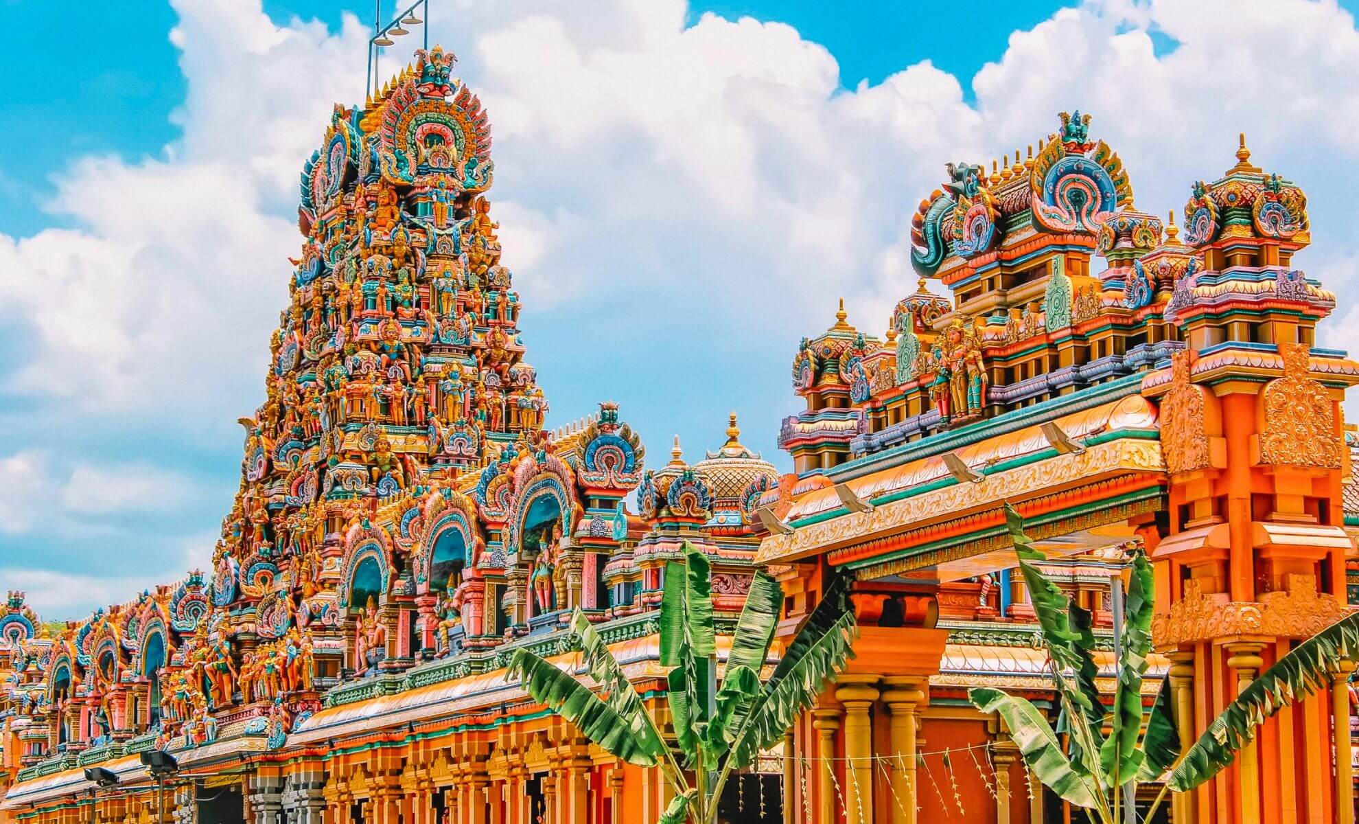 Le temple Sri Mahamariamman , Malaisie