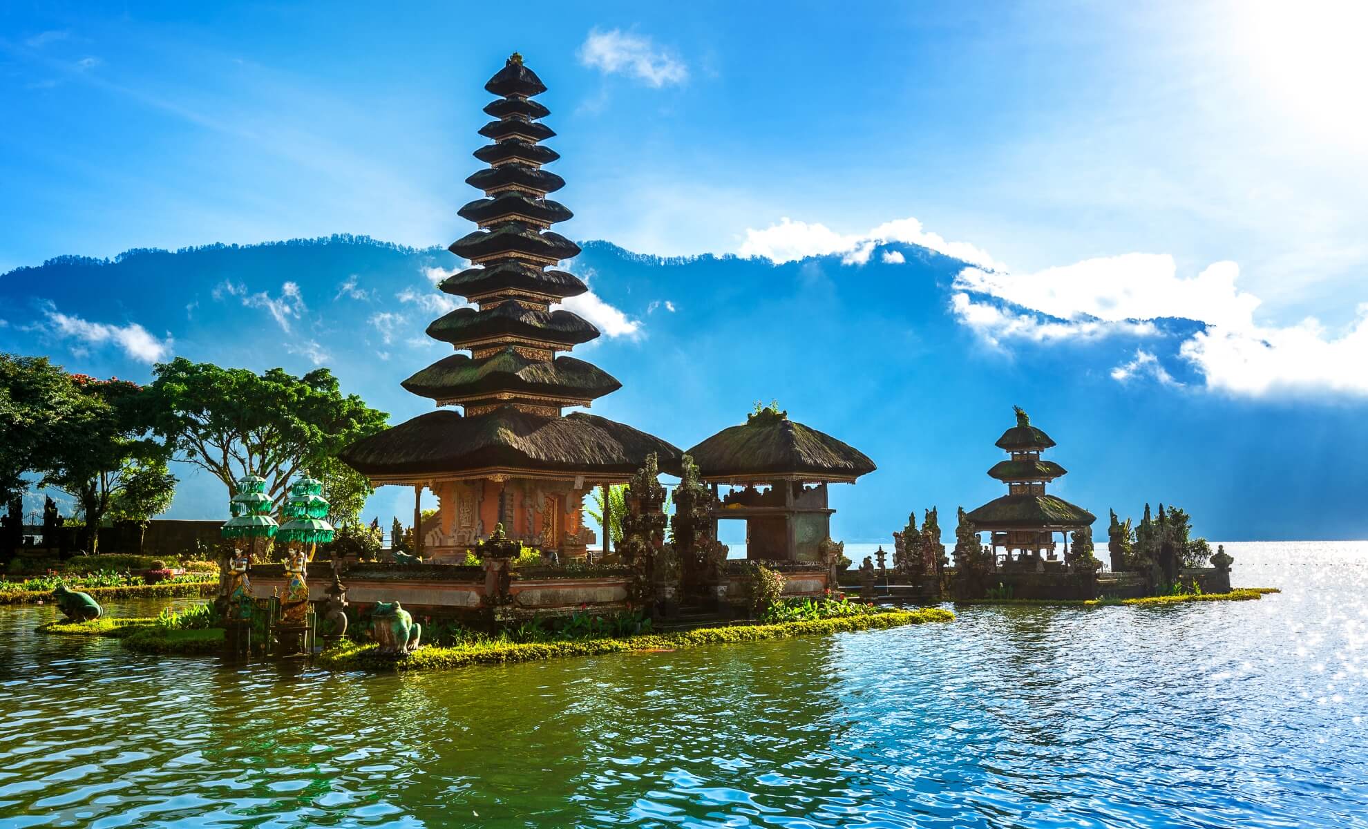 Le temple pura ulun danu bratan, Bali, Indonésie