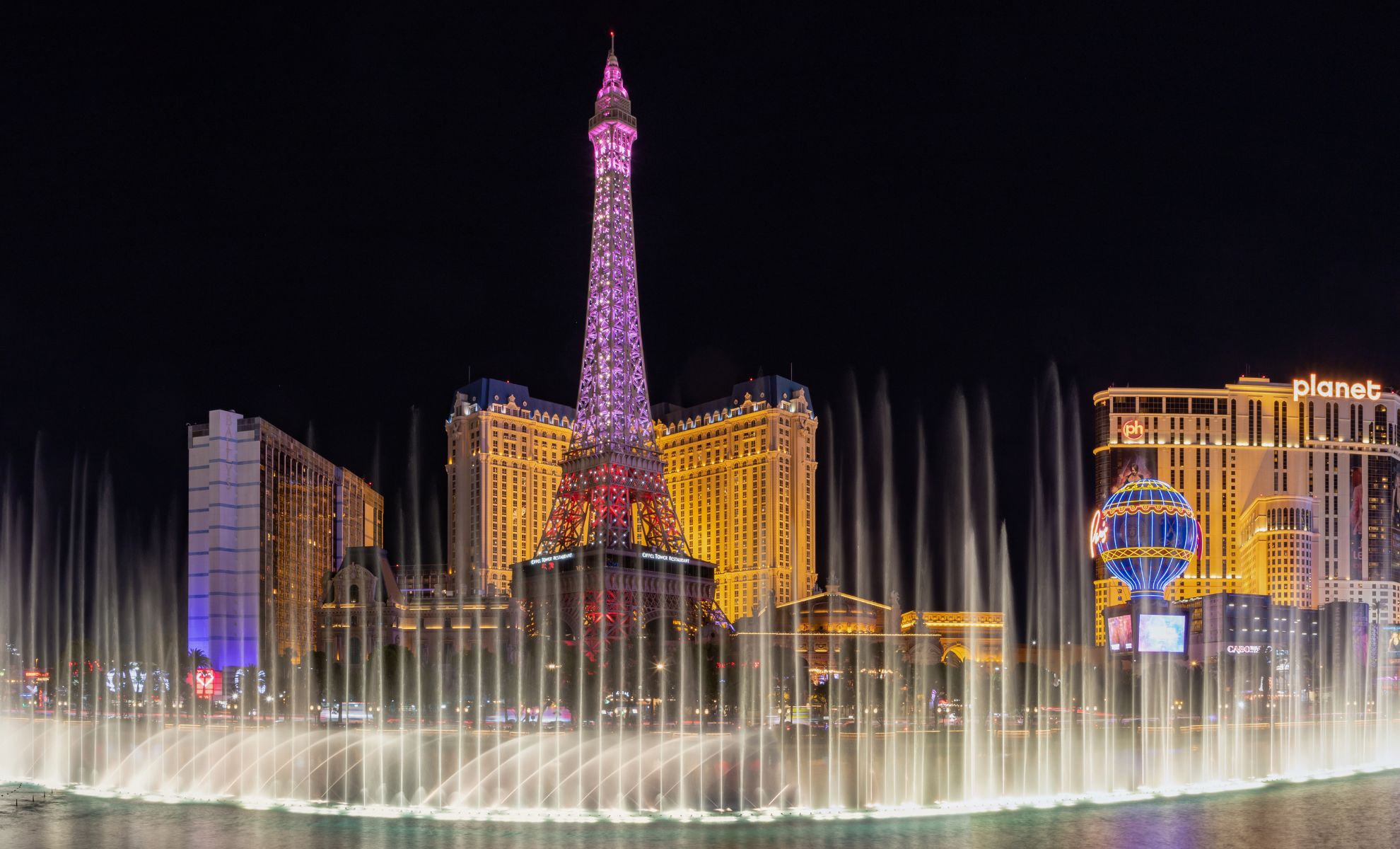 Les fontaines du Bellagio , Las Vegas ,États-Unis