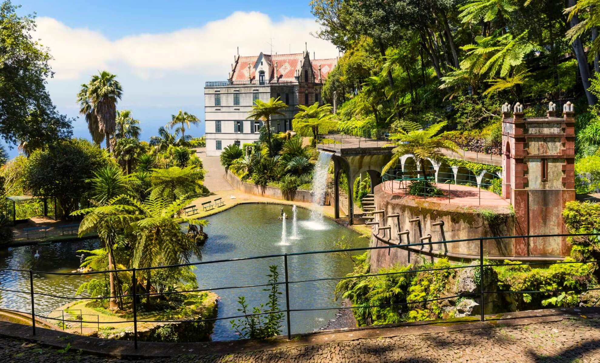 Les jardins de Monte Palace à Madère, Portugal