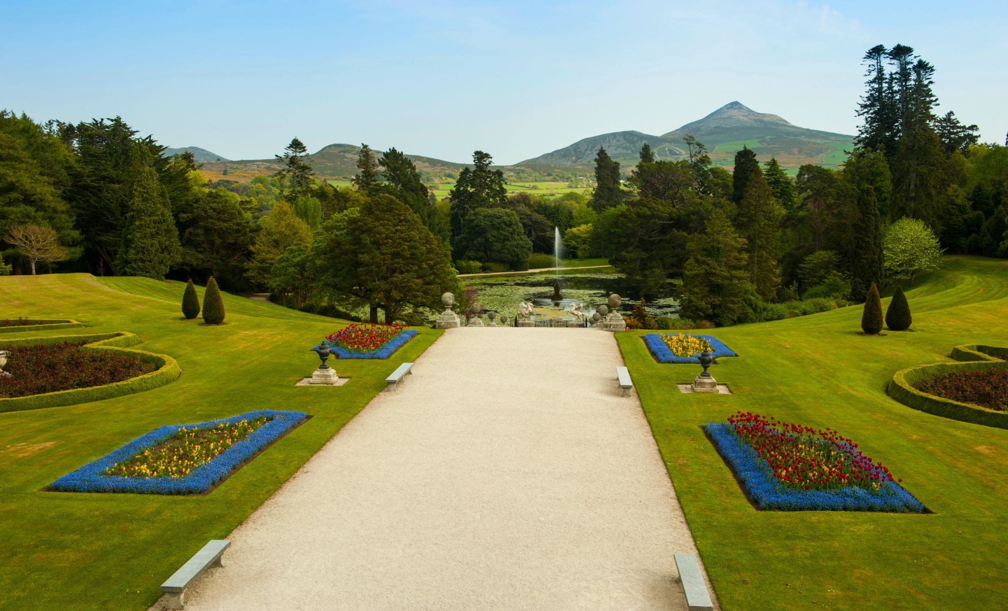 Les jardins de Powerscourt , Irlande