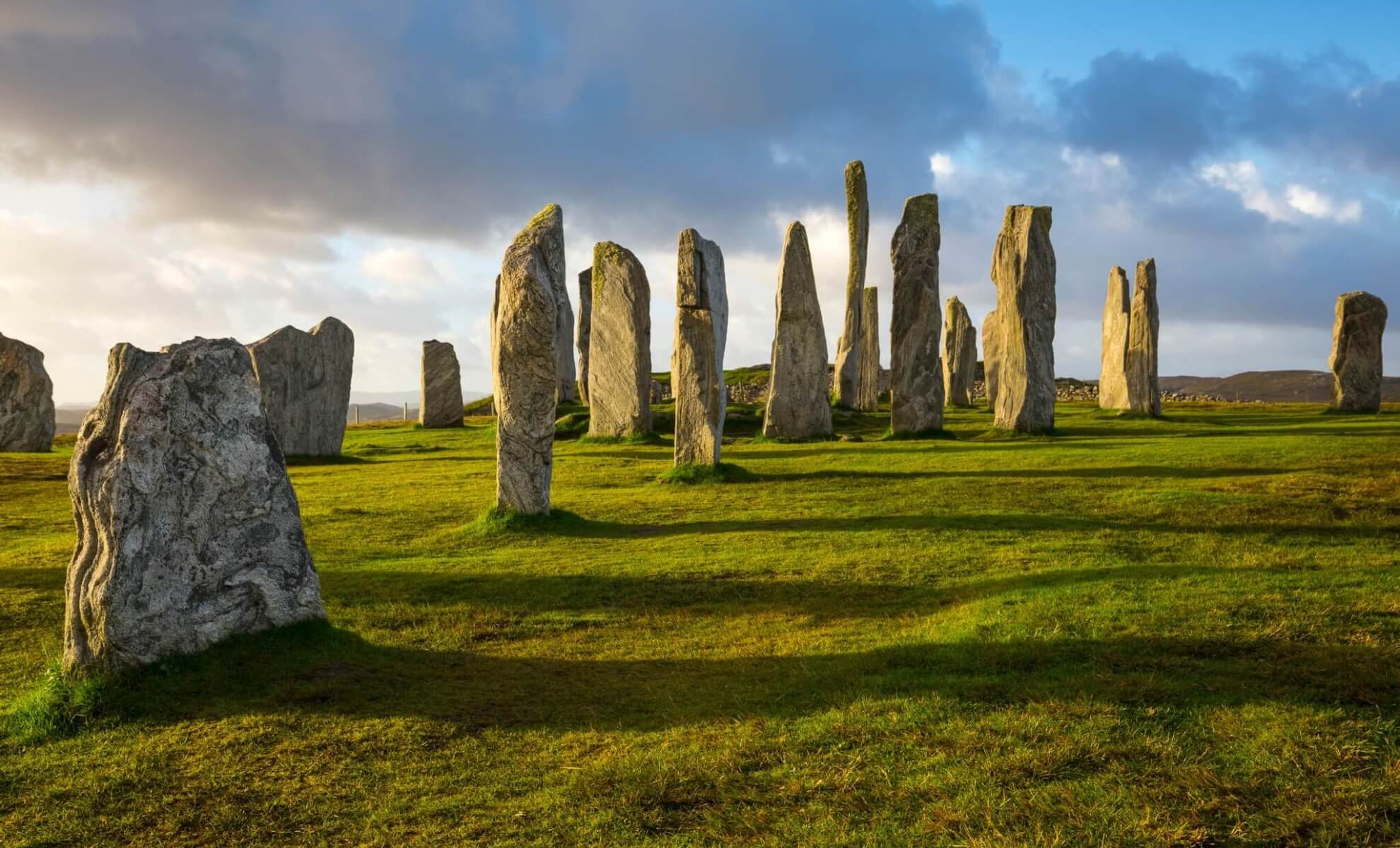 Les menhirs de Calanais en Écosse