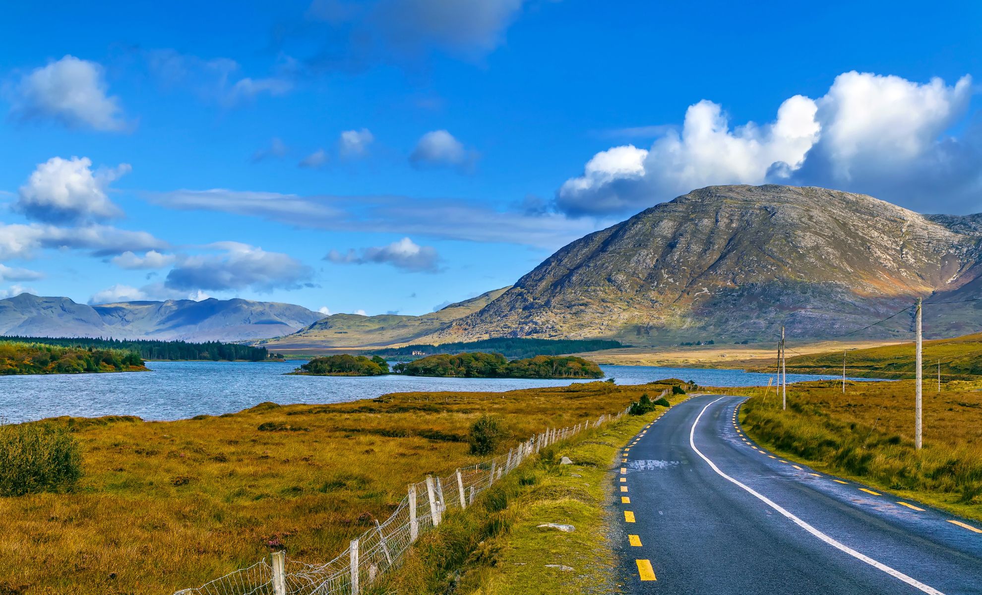 Les montagnes d’Inagh Valley , Irlande 