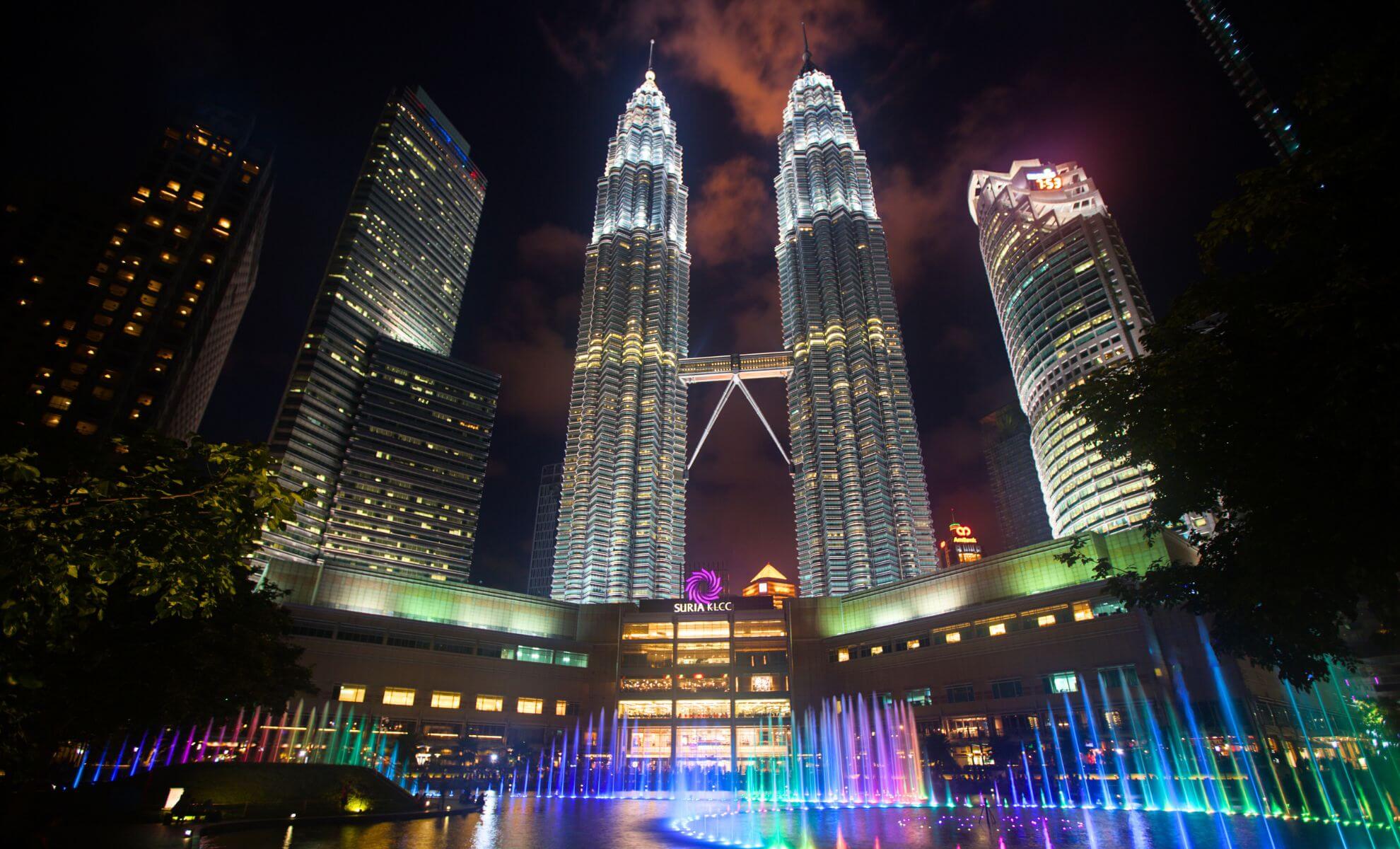 Les tours jumelles à Kuala Lumpur , Malaisie