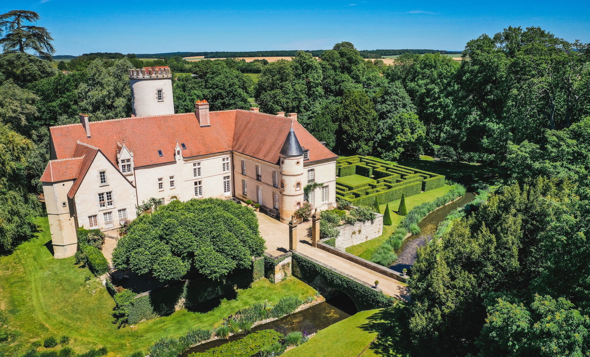 Parc et jardins du château de Passelières, Sancerre, France