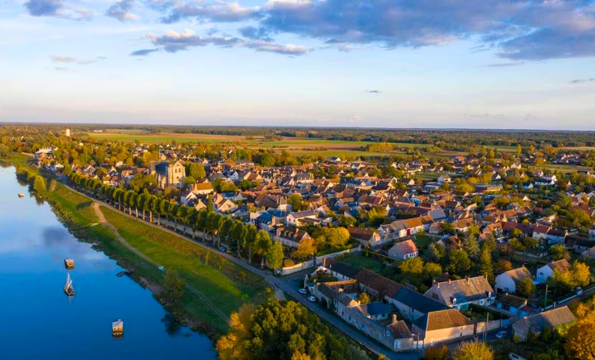Saint-Dyé-sur-Loire, dans le Centre-Val de Loire, France