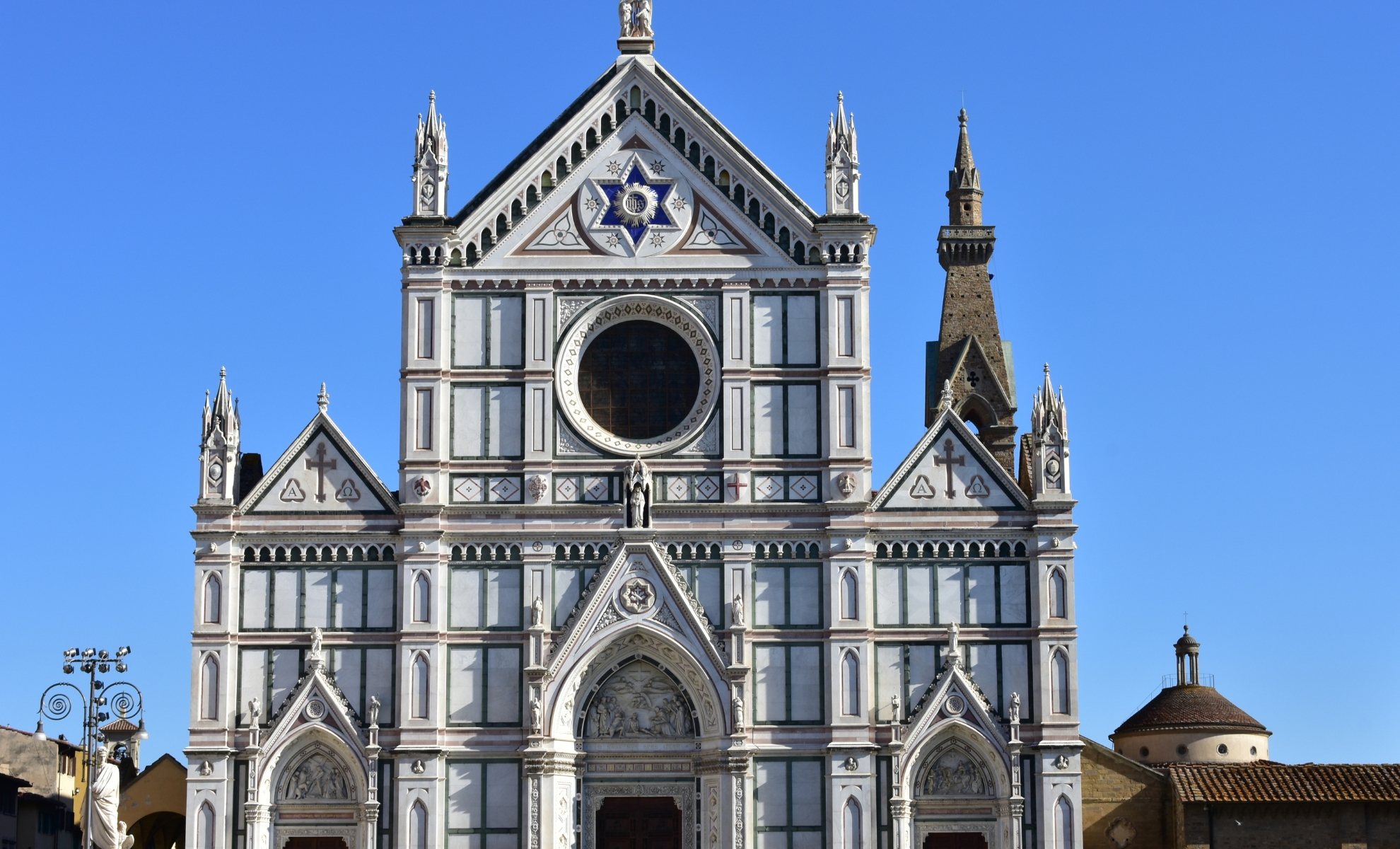 Santa Croce, centre-ville de Florence, Italie