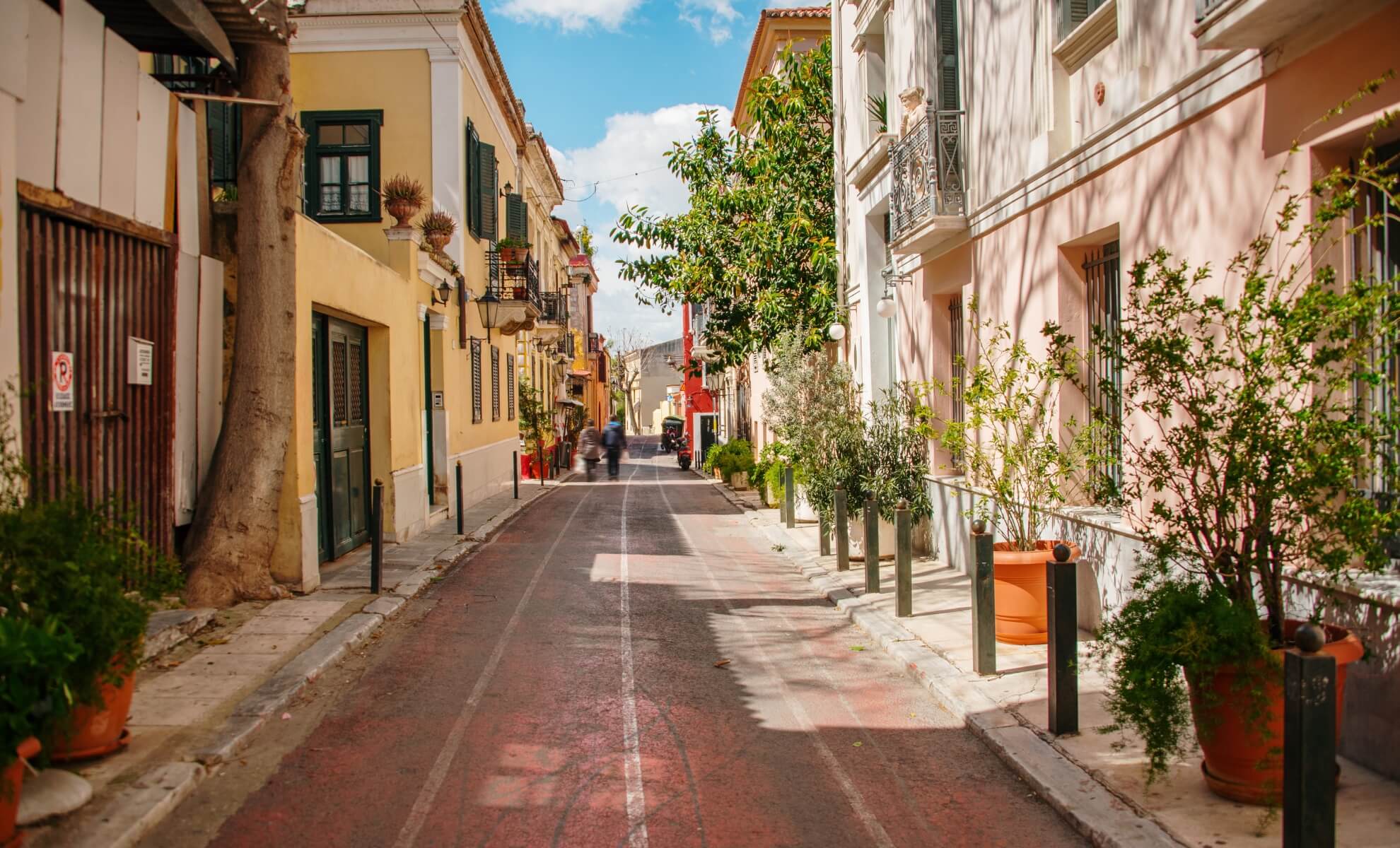 Une ruelle de Plaka, Athènes