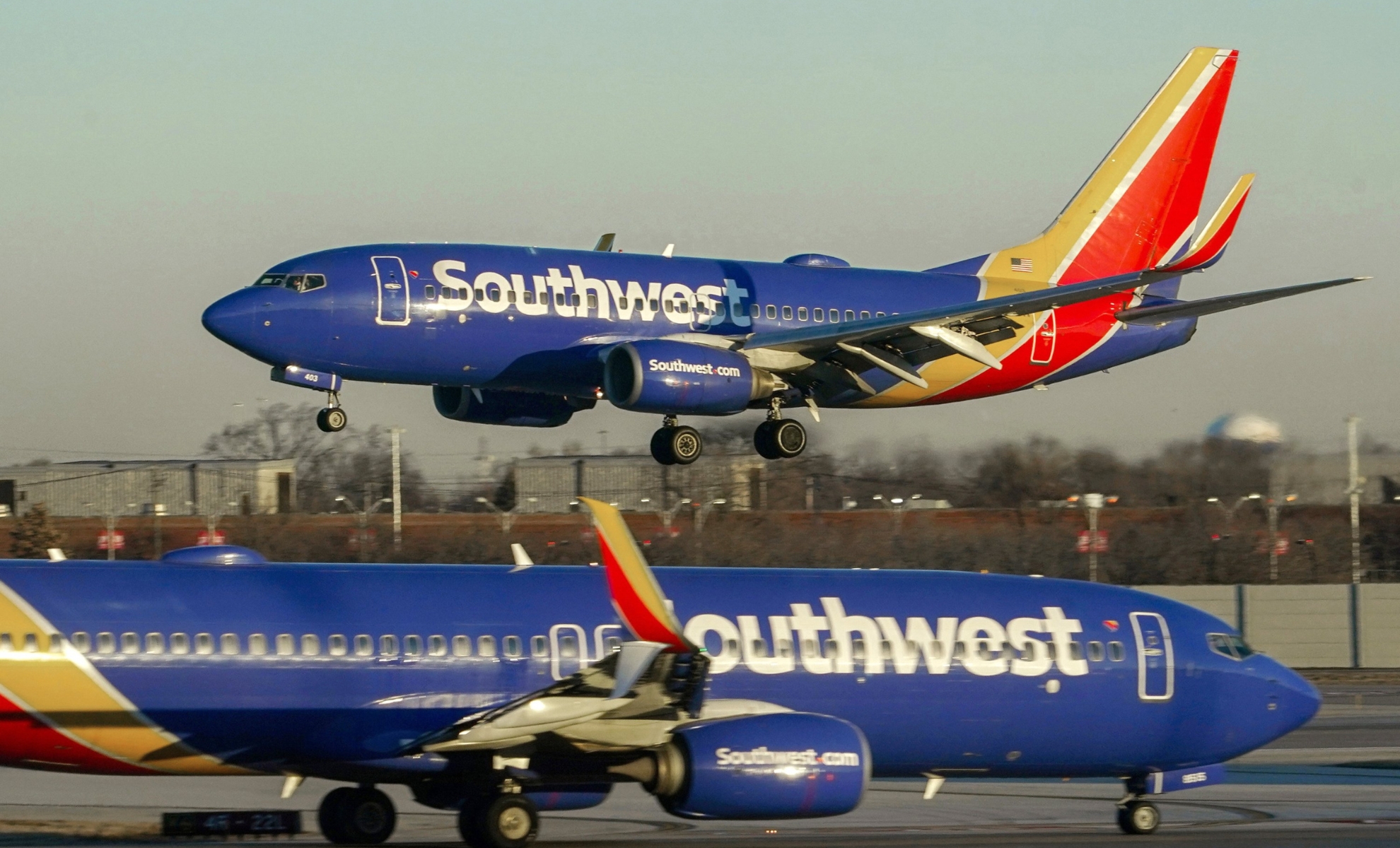 Deux avions de la compagnie aérienne Southwest Airlines
