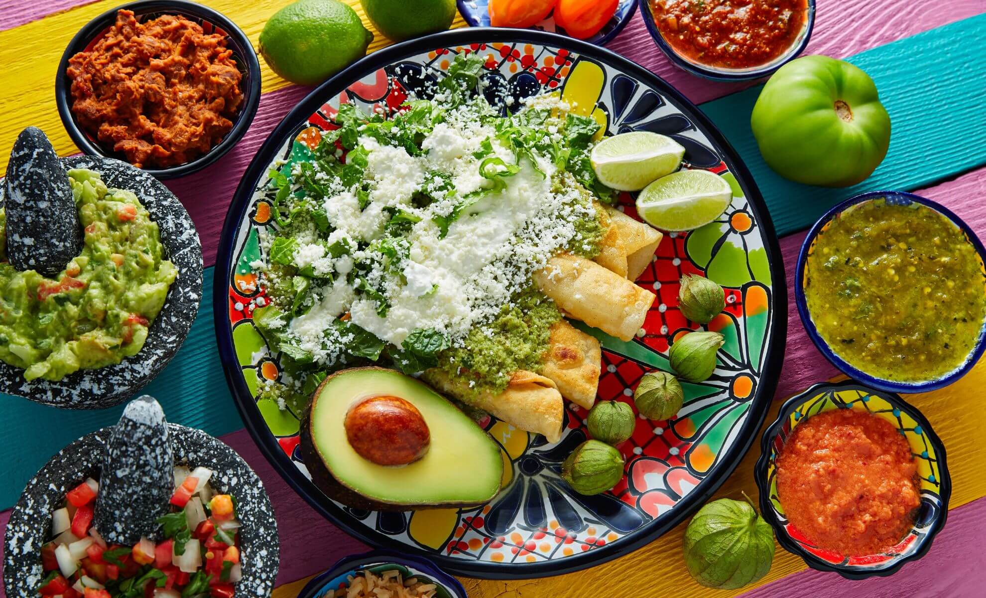 Enchiladas vertes, cuisine mexicaine