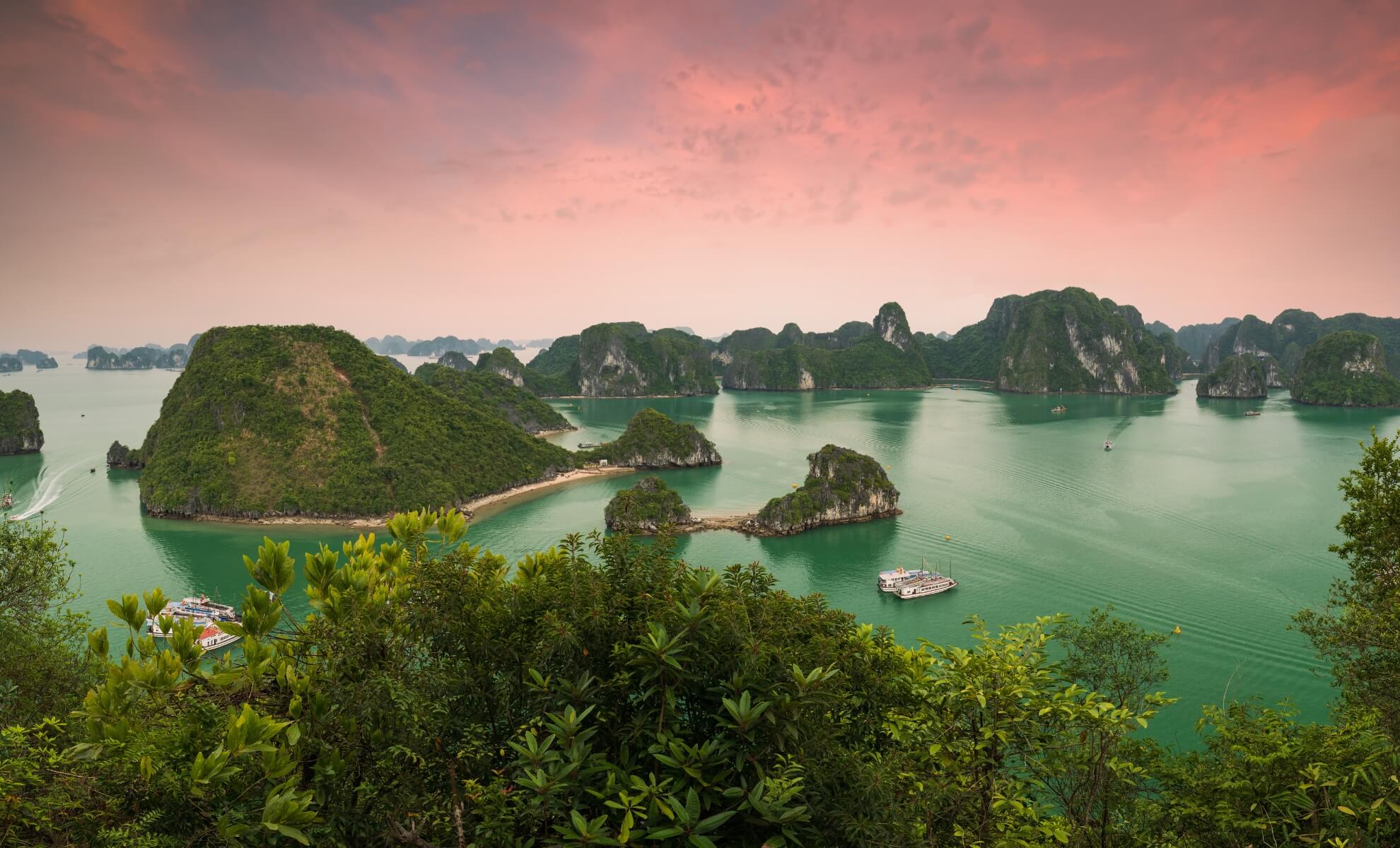 La baie d’Halong au Vietnam