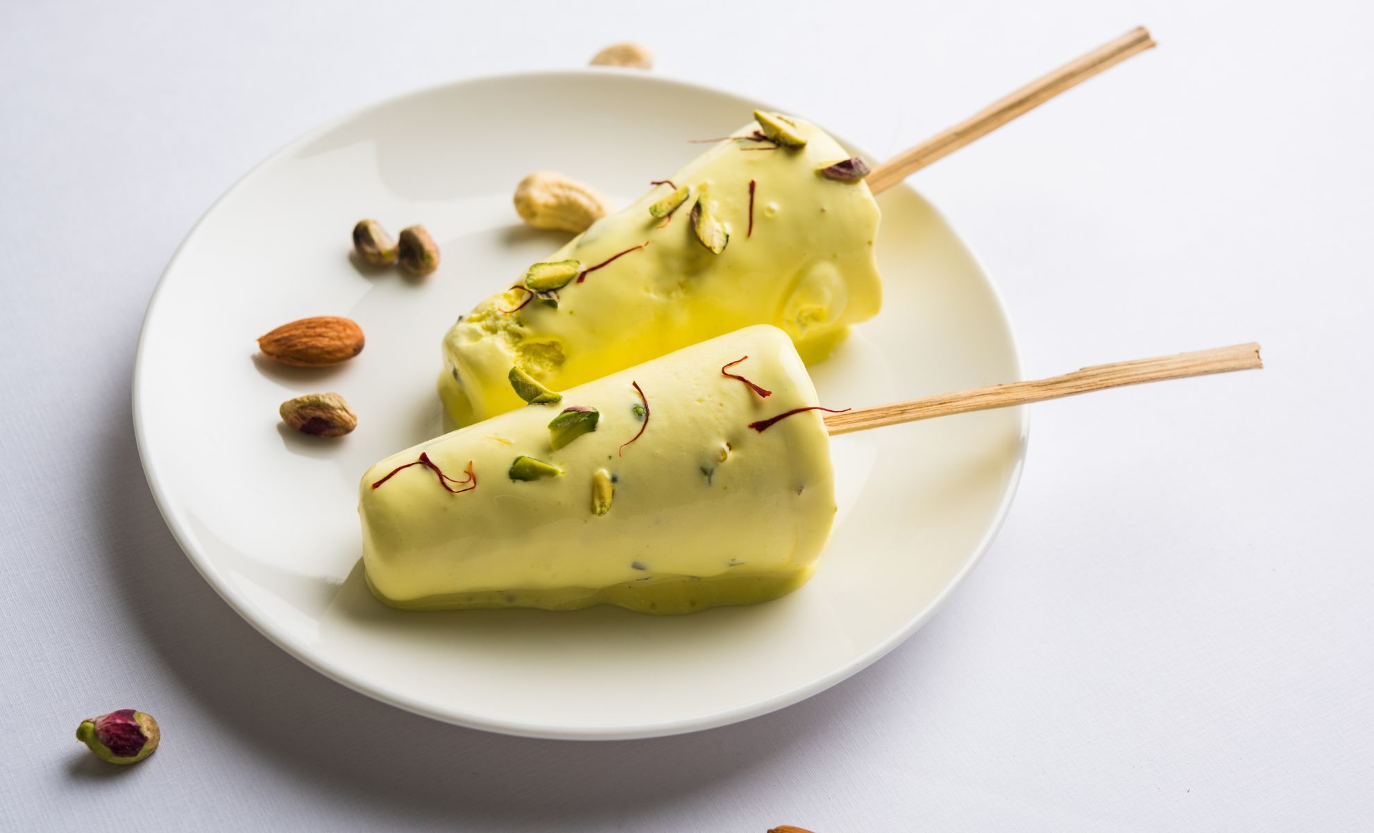 La crème glacée Kulfi spécialité culinaire Indienne